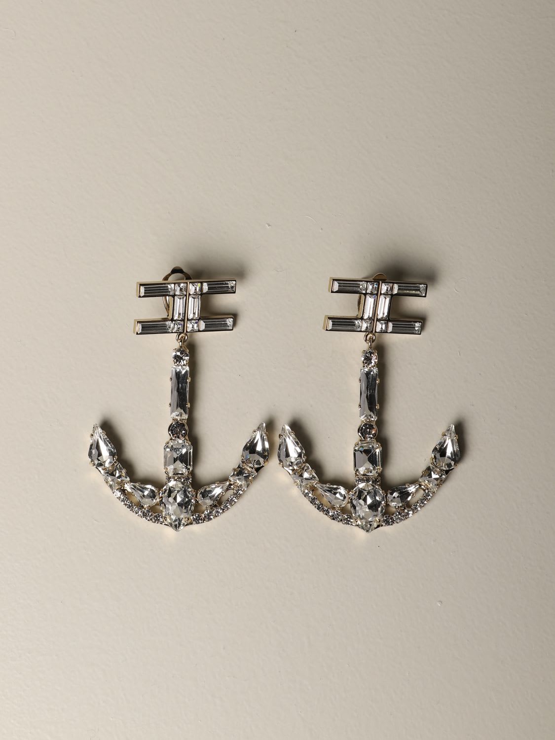 Elisabetta Franchi Jewel Elisabetta Franchi Anchor-shaped Earrings