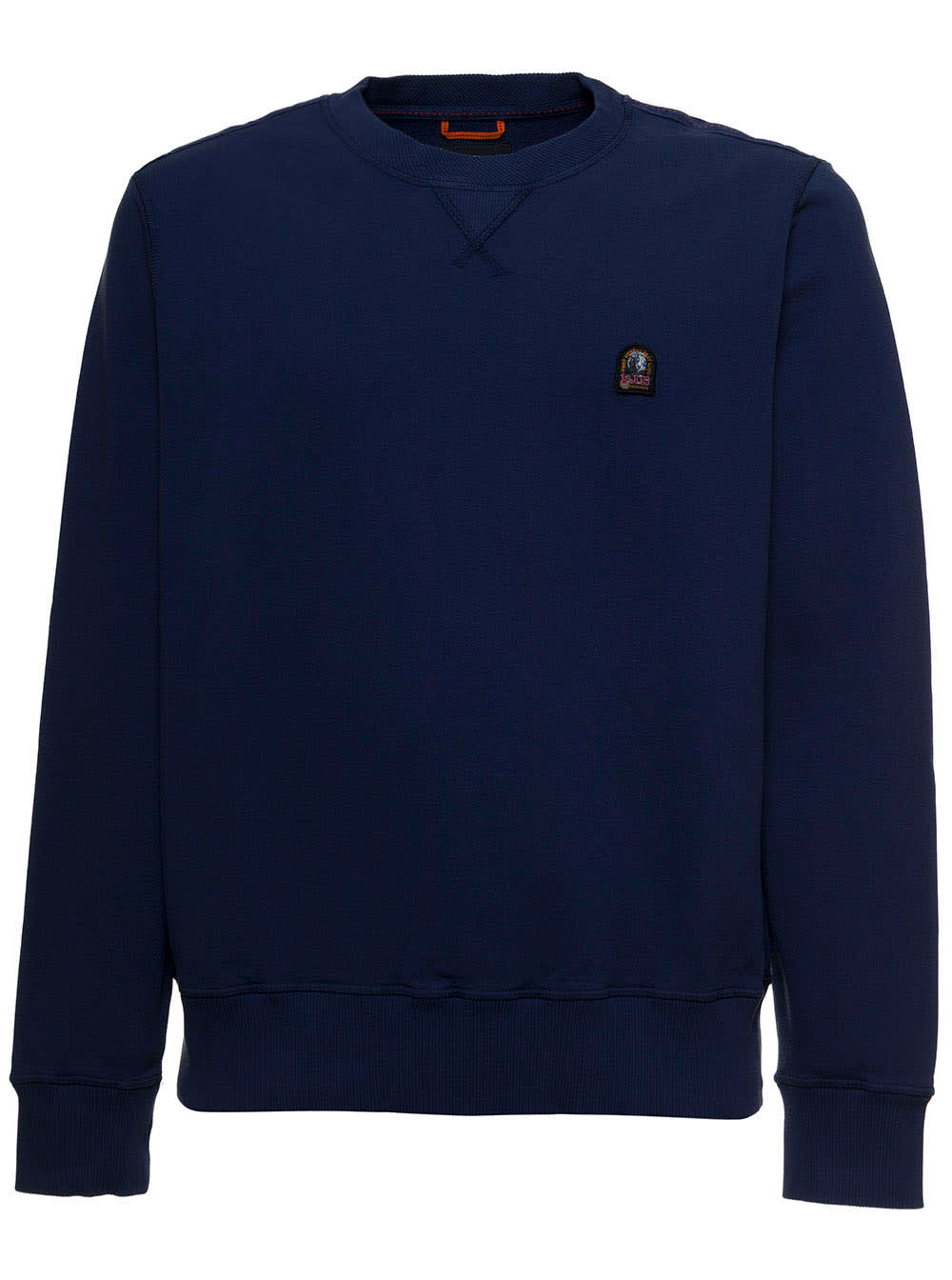 Parajumpers Blue Cotton Sweatshirt With Logo