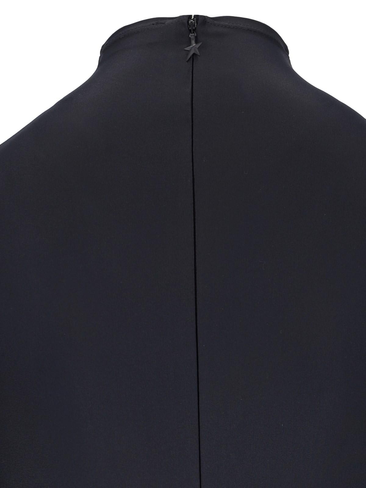 Shop Mugler Wavy Bodysuit In Black/nude
