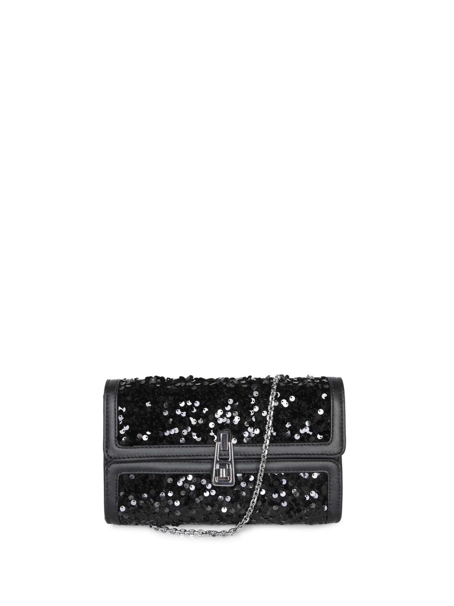 Coccinelle Magie Pouch Paill Black Bag