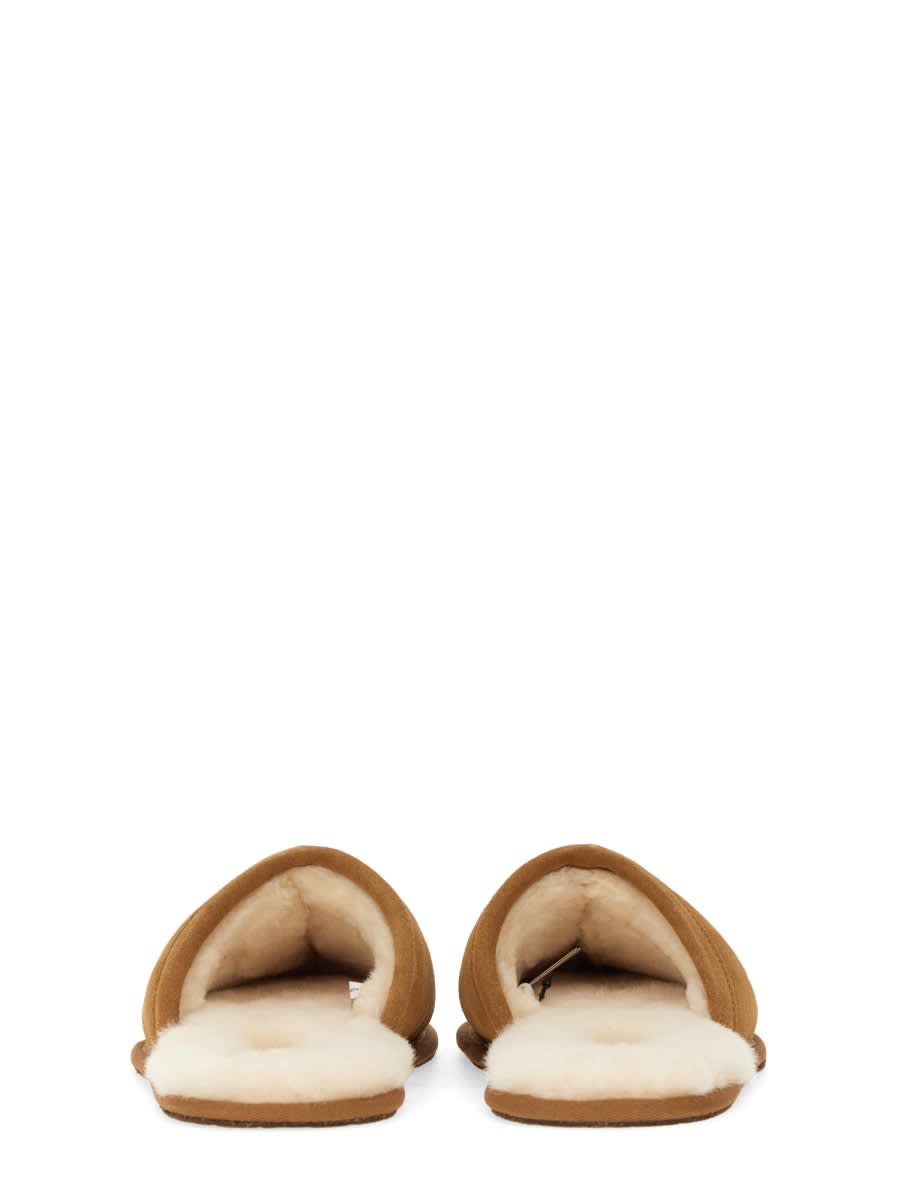Ugg Scuff Slipper Fleece Lined Slippers In Sand