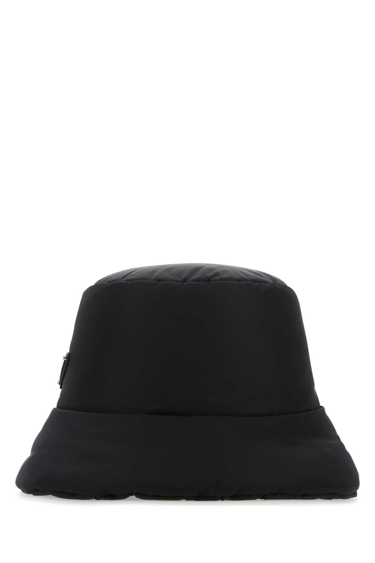 Shop Prada Black Re-nylon Hat In F0002