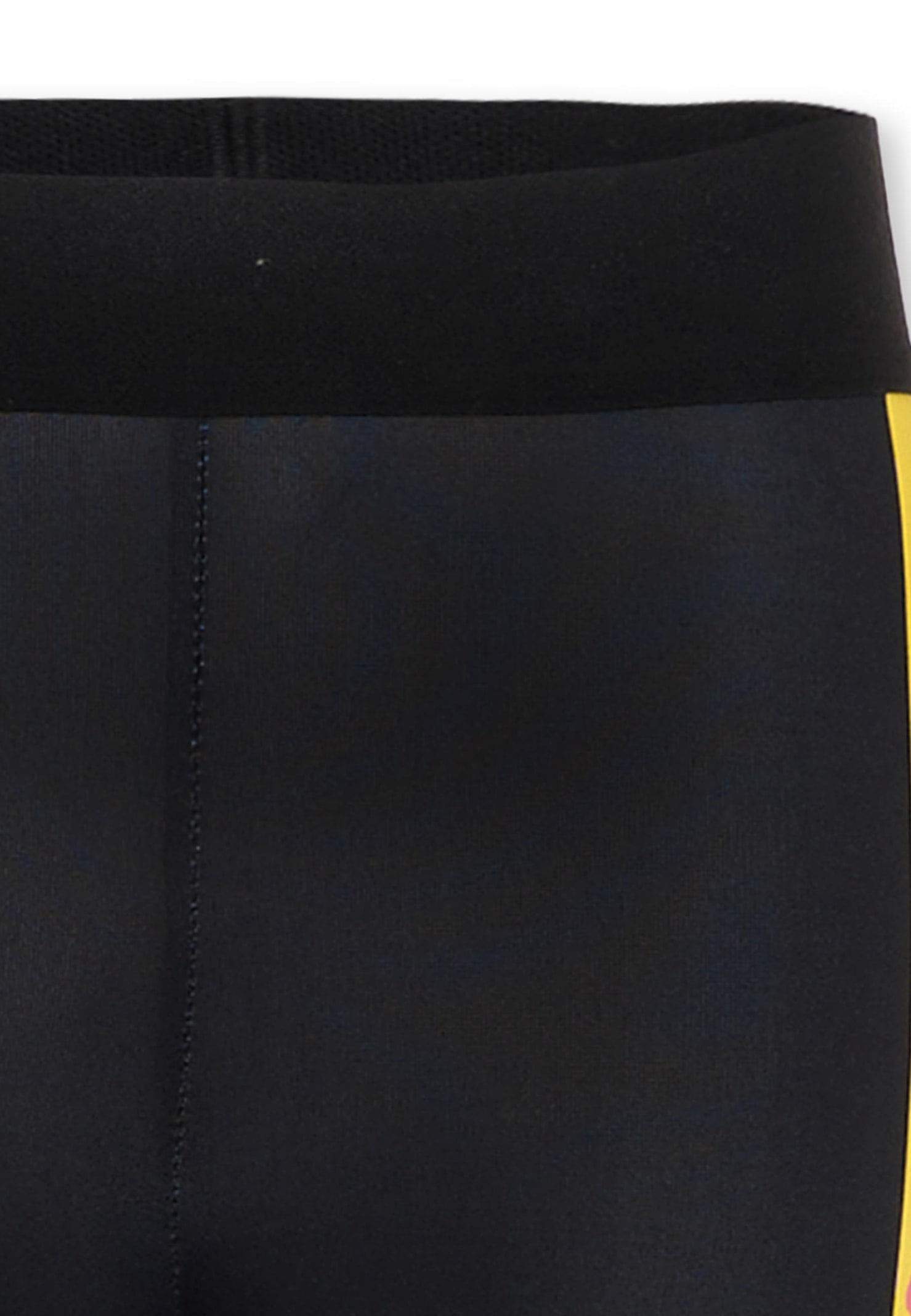 Stella Mccartney Black Leggings For Girl With Logo In Black