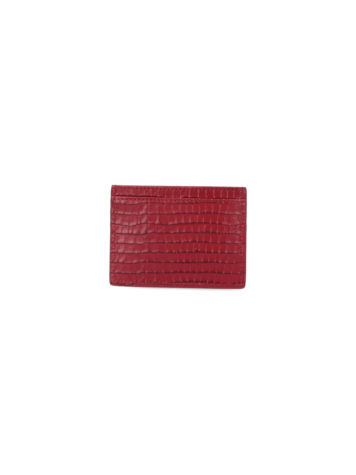 Vivienne Westwood Compact Crocodile Texture Wallets And Cardholders In Red