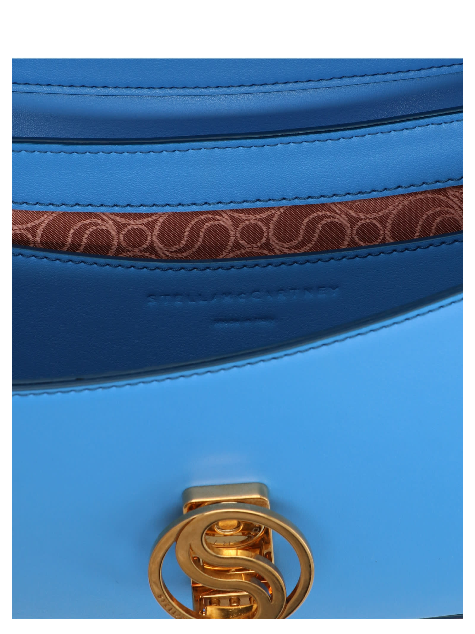 Stella Mccartney 'chain Alter' Shoulder Bag In Light Blue