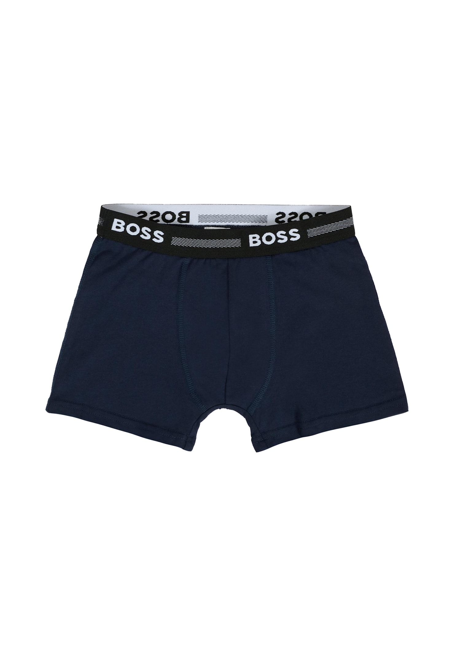 Hugo Boss Blue Boxer Shorts Set For Boy With Logo In Blue