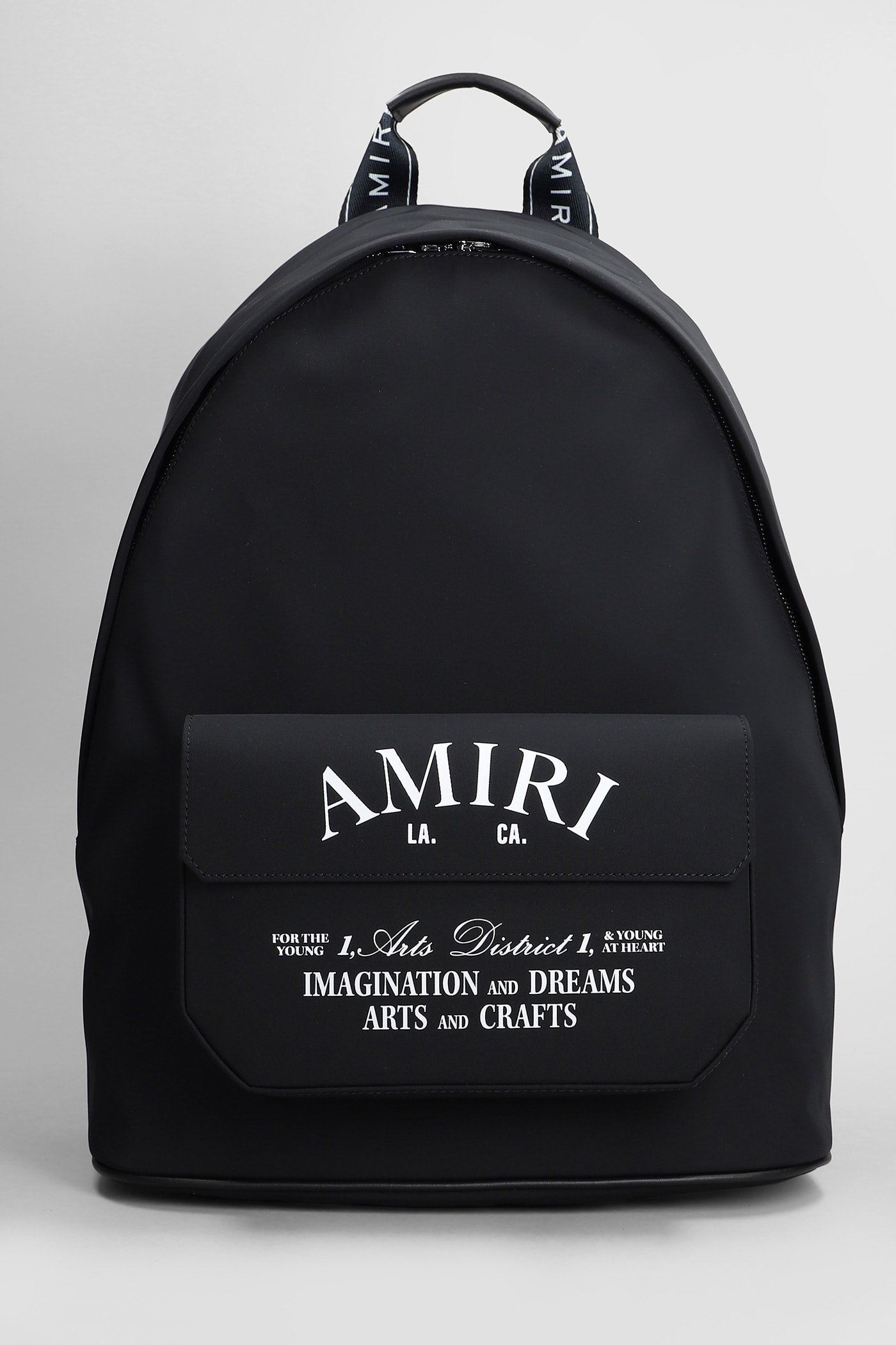 Shop Amiri Backpack In Black Nylon