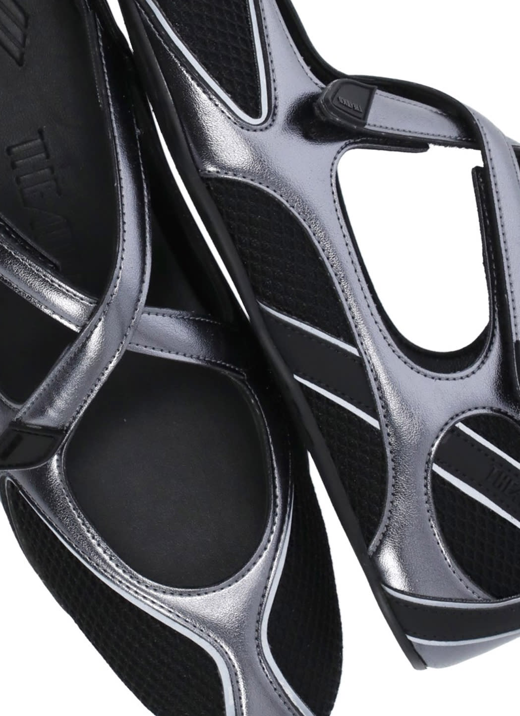 Attico Floor 01 Ballerinas In Animal Print