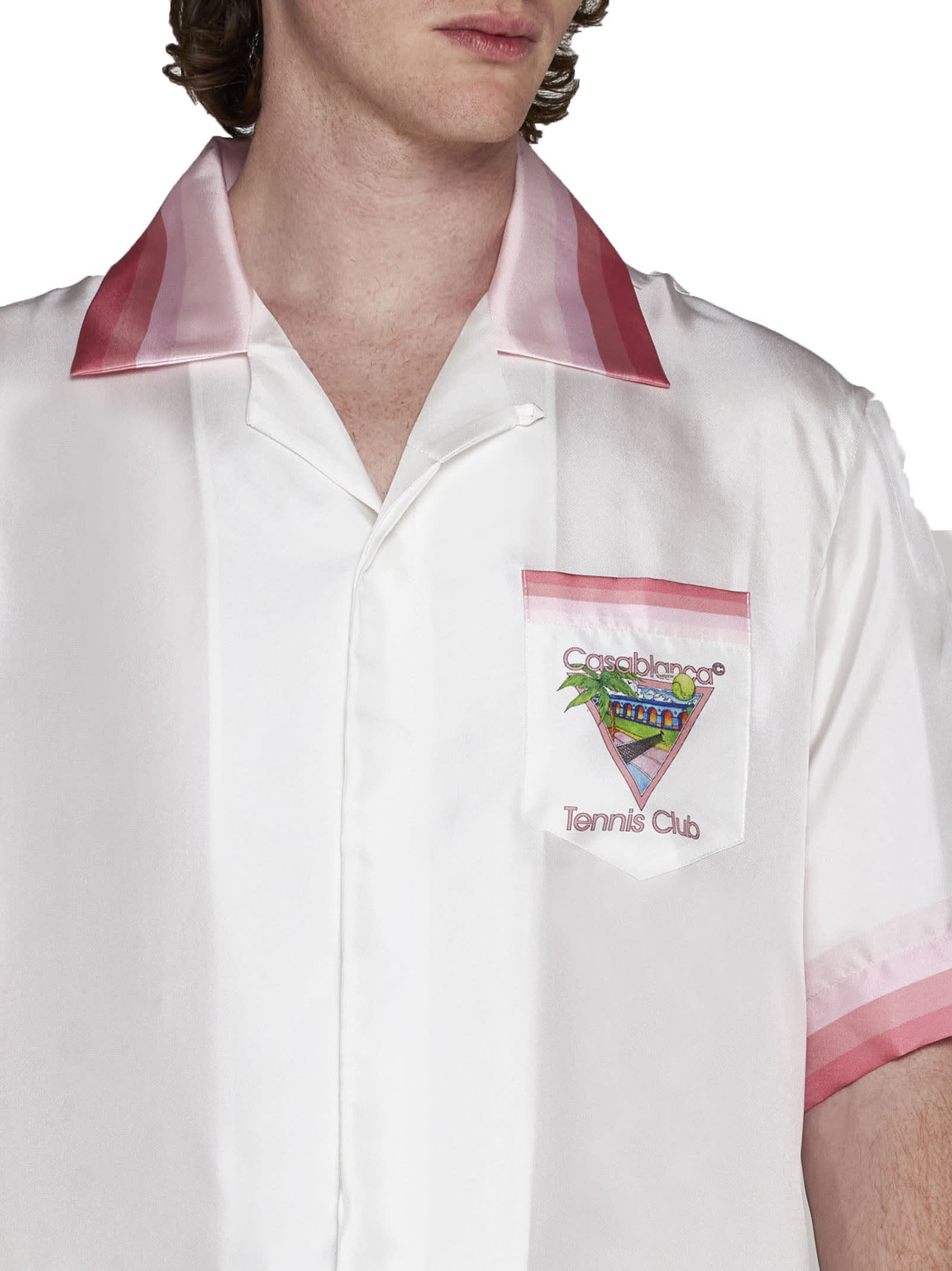 Shop Casablanca Shirt In Tennisclubicon