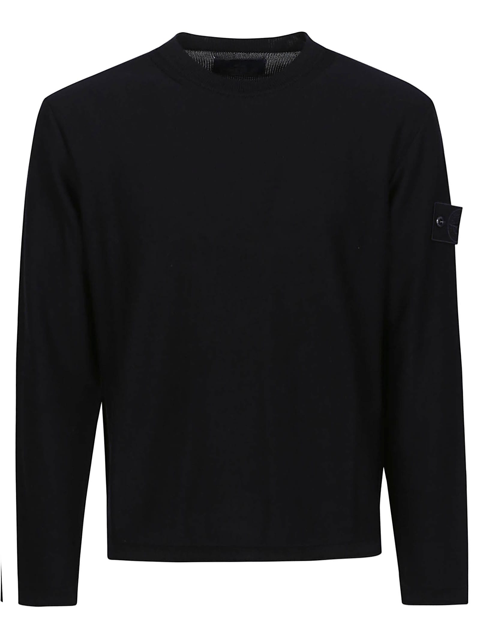 Shop Stone Island Ghost Sweater In Navy Blue