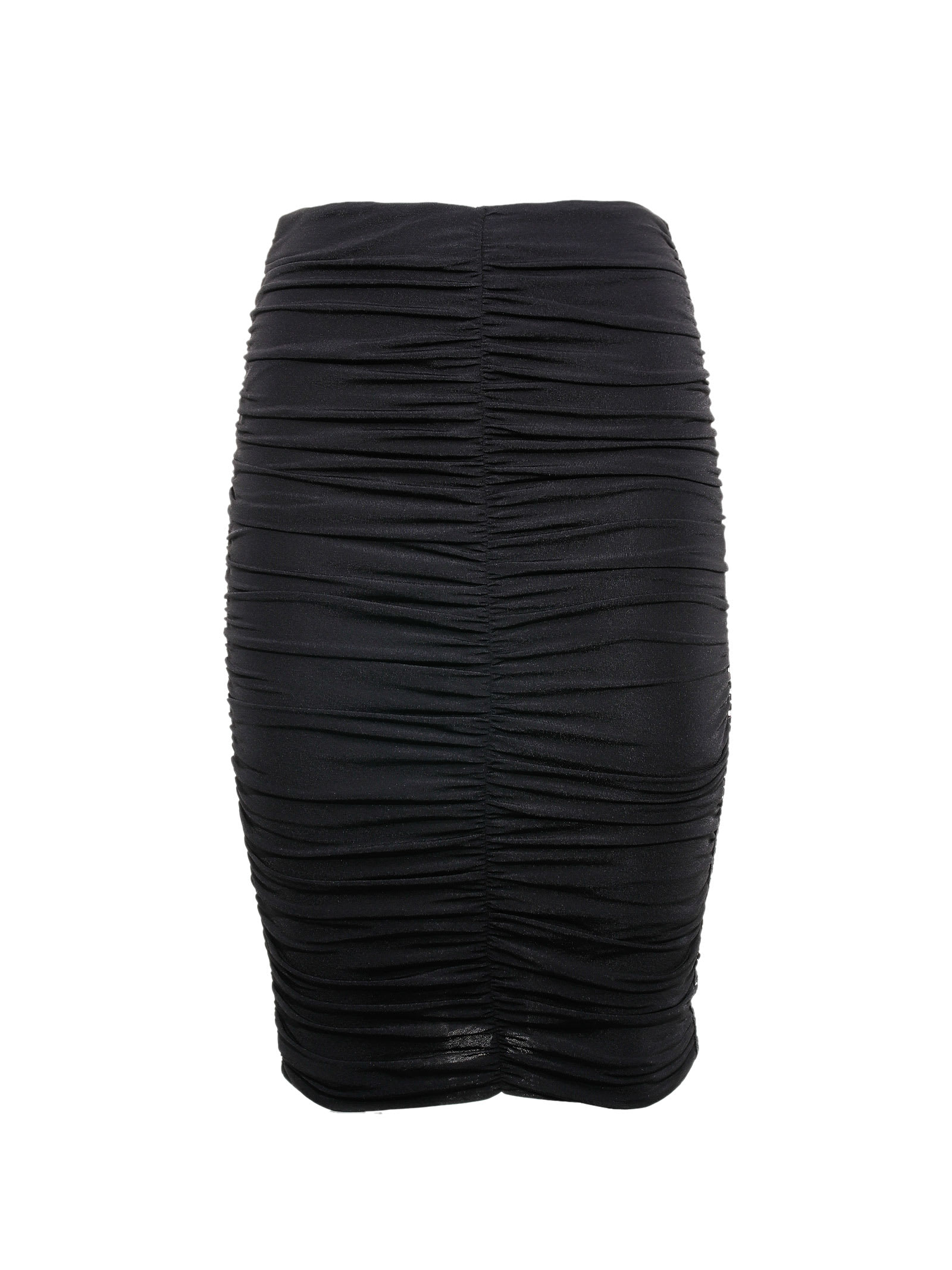 Shop Givenchy Gathered Skirt In Black