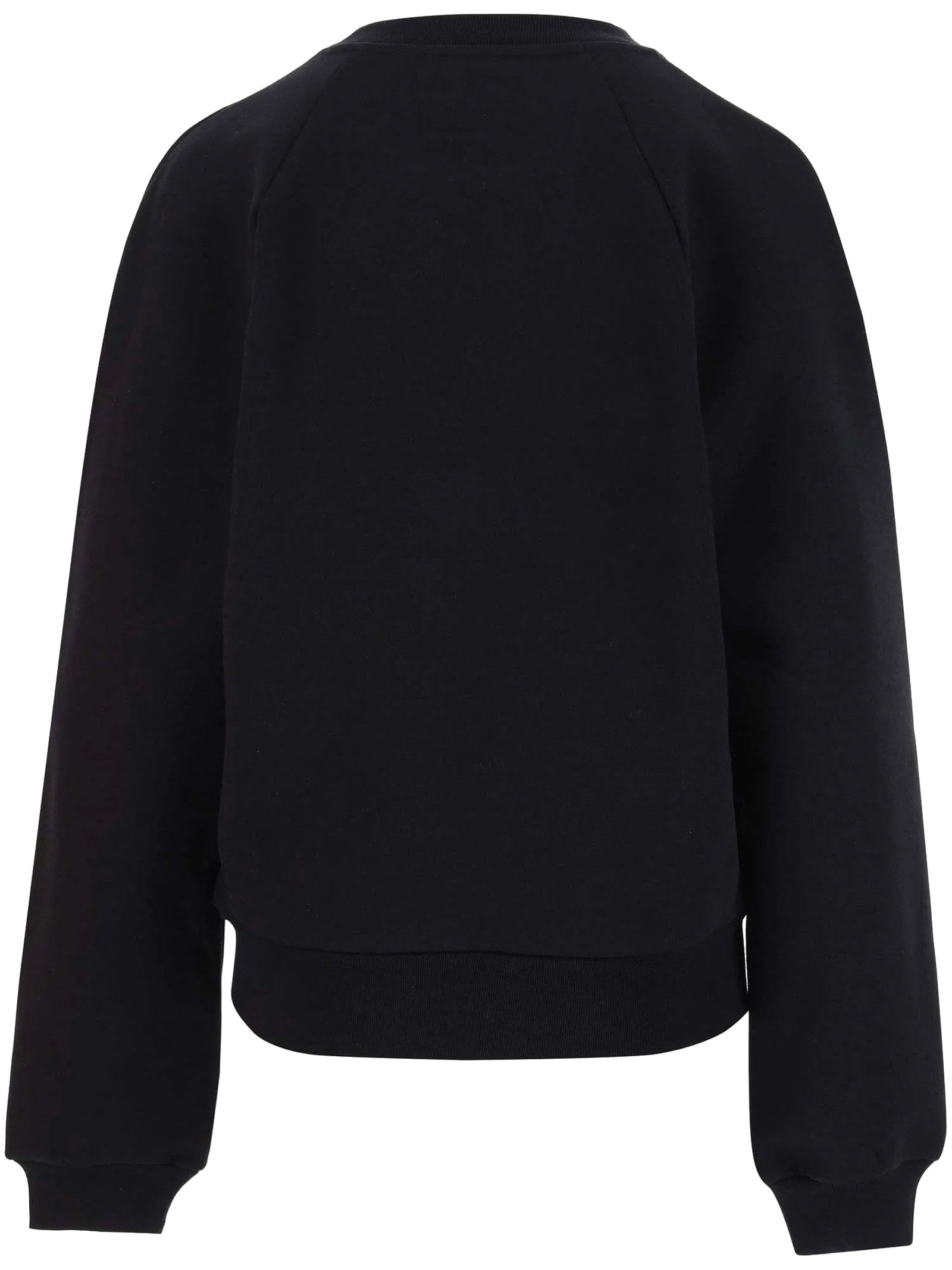 Shop Patou Black Organic Cotton Sweatshirt