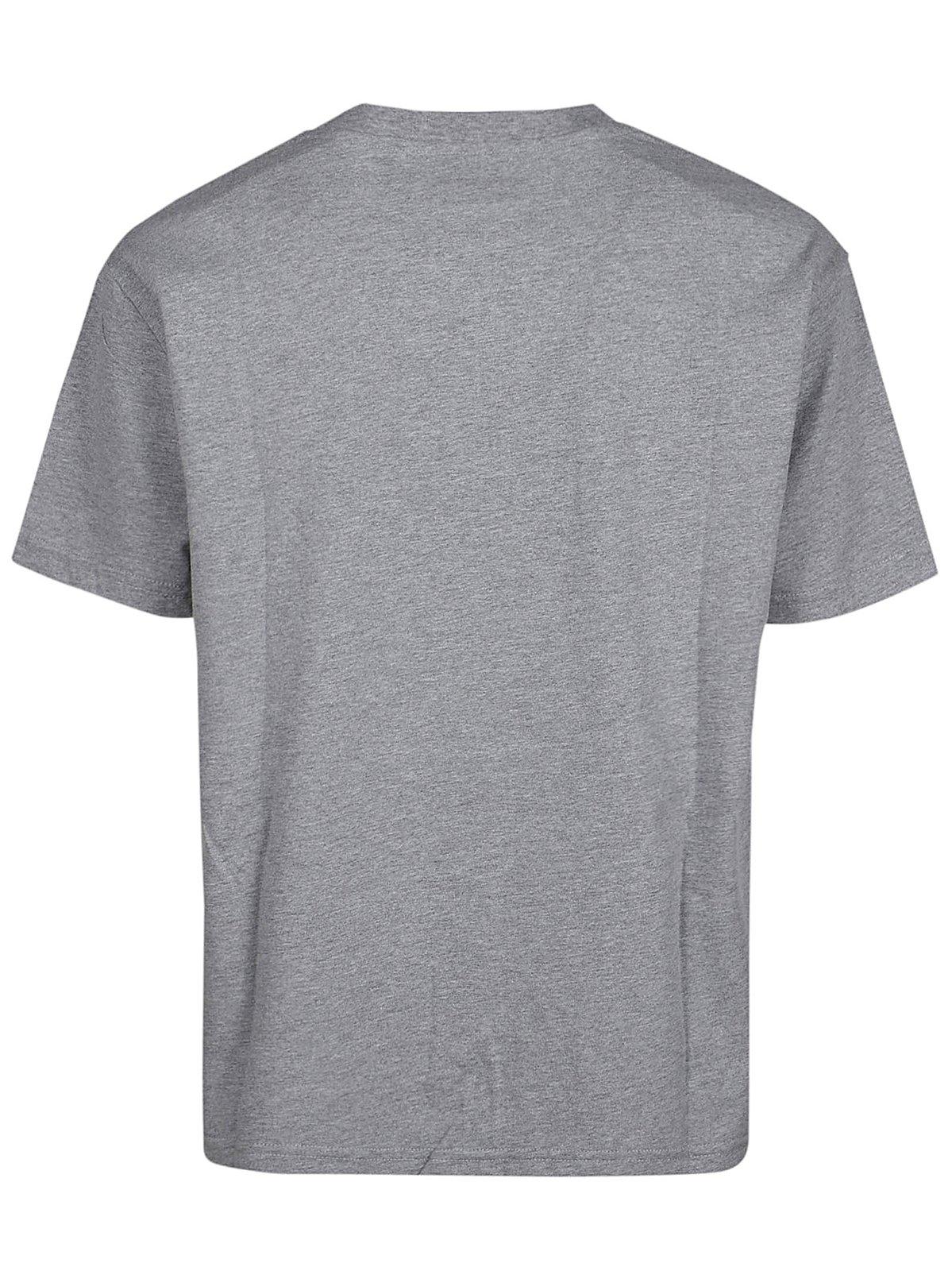 Shop Gcds Lounge Logo Oversize T-shirt In Grey