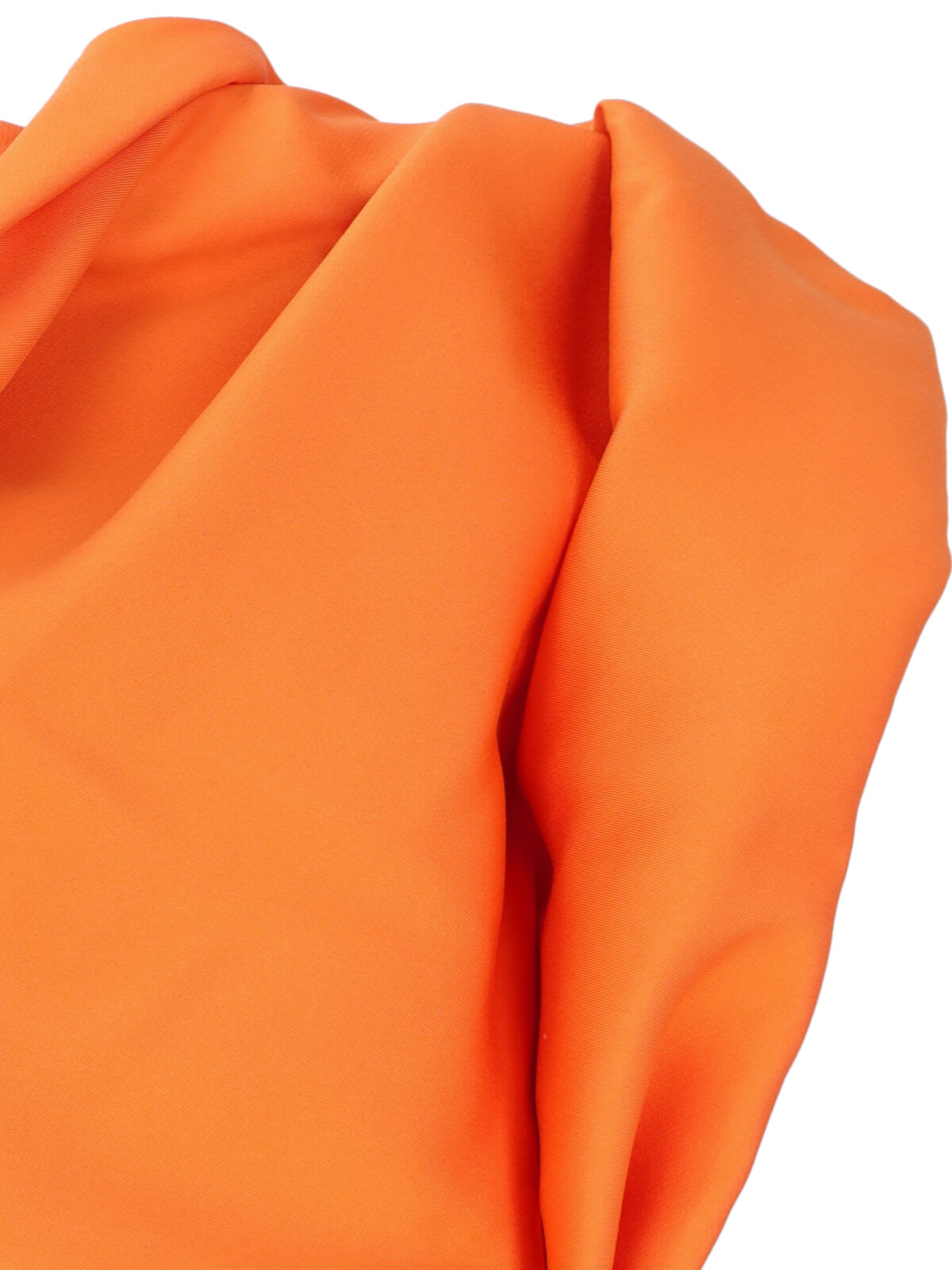 Dries Van Noten Draped Top In Orange Fabric Draped Design In Orange