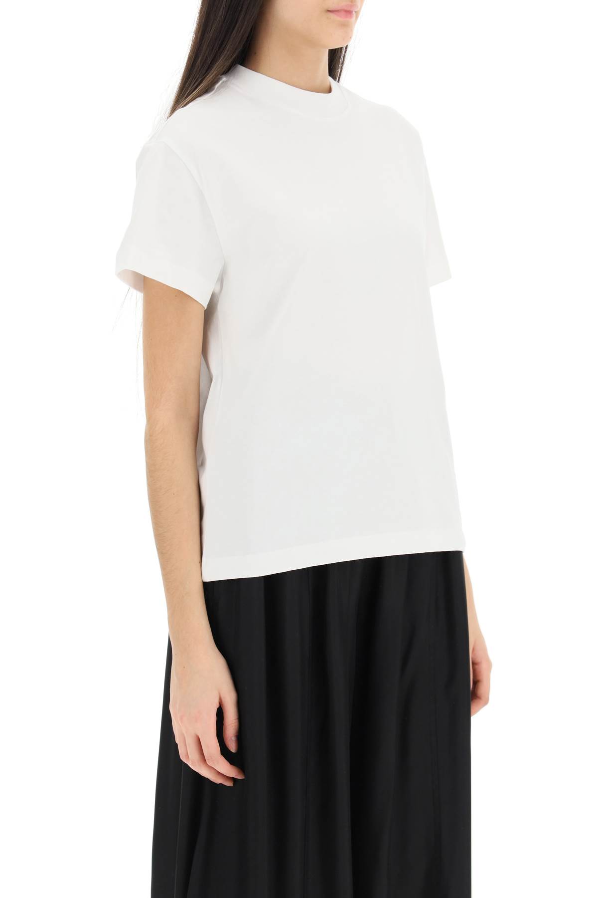 Shop Jil Sander Tri-pack T-shirt With Logo Patch In White