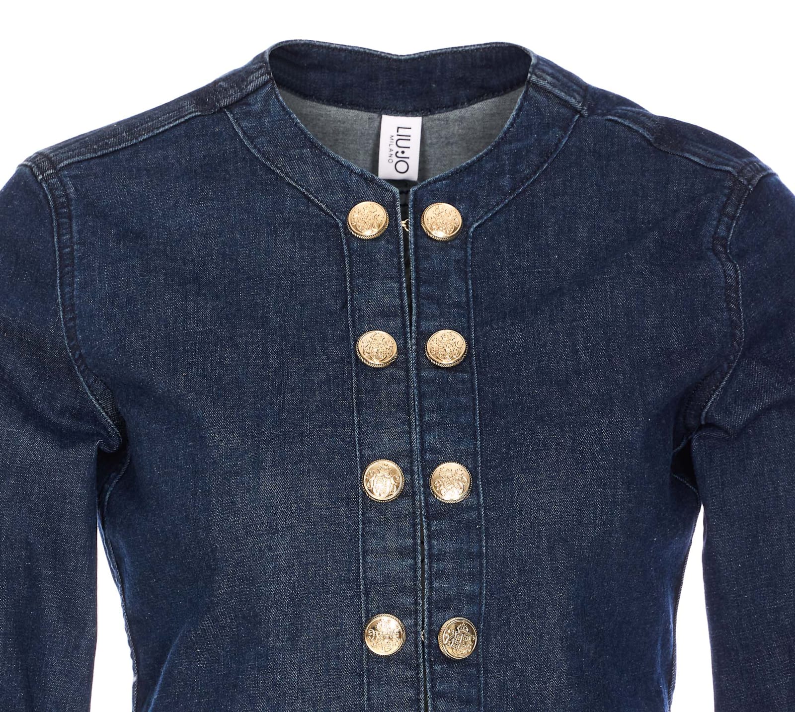 Liu •jo Liu Jo Jacket With Double Buttons In Blue