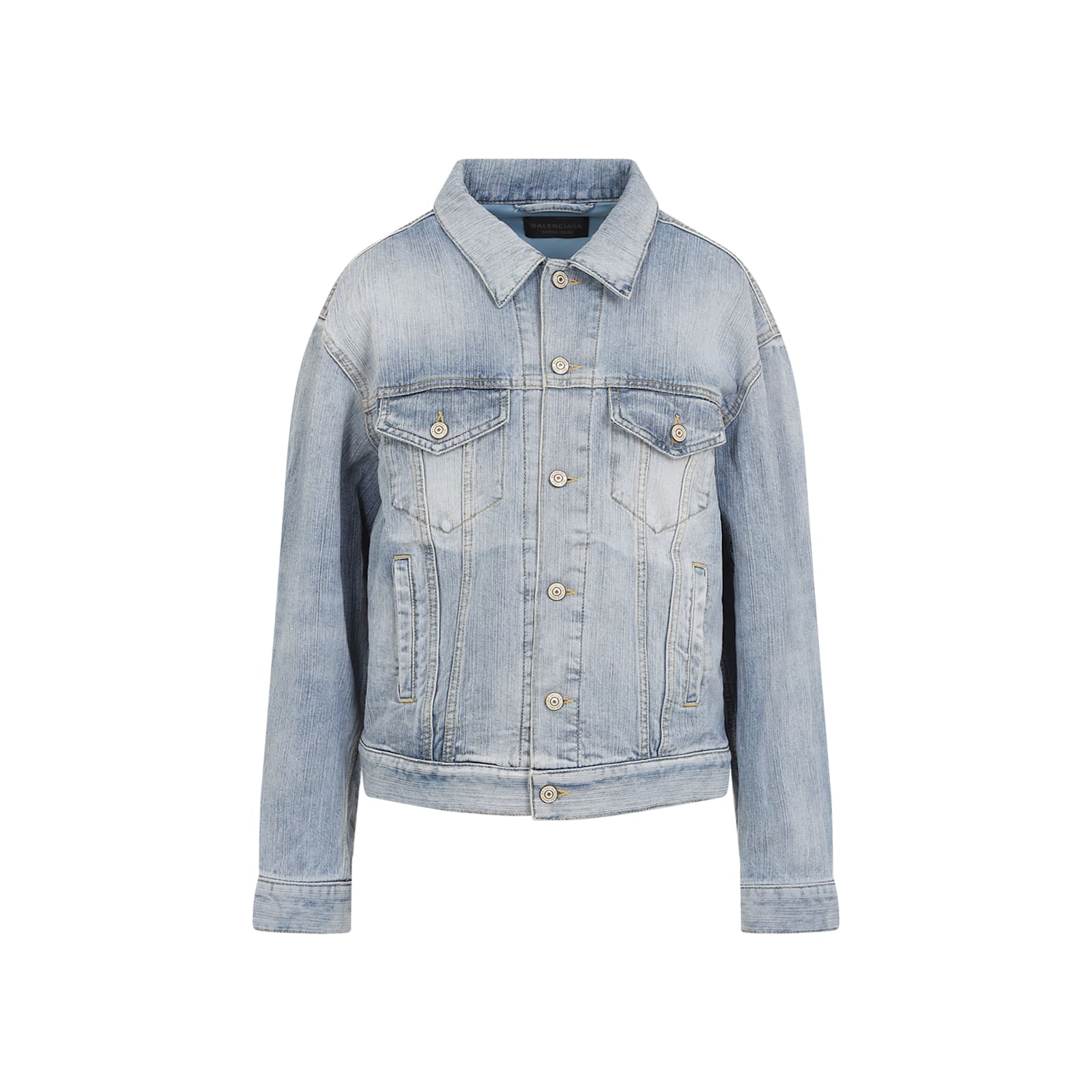 Balenciaga Standing Collar Jacket In Nineties
