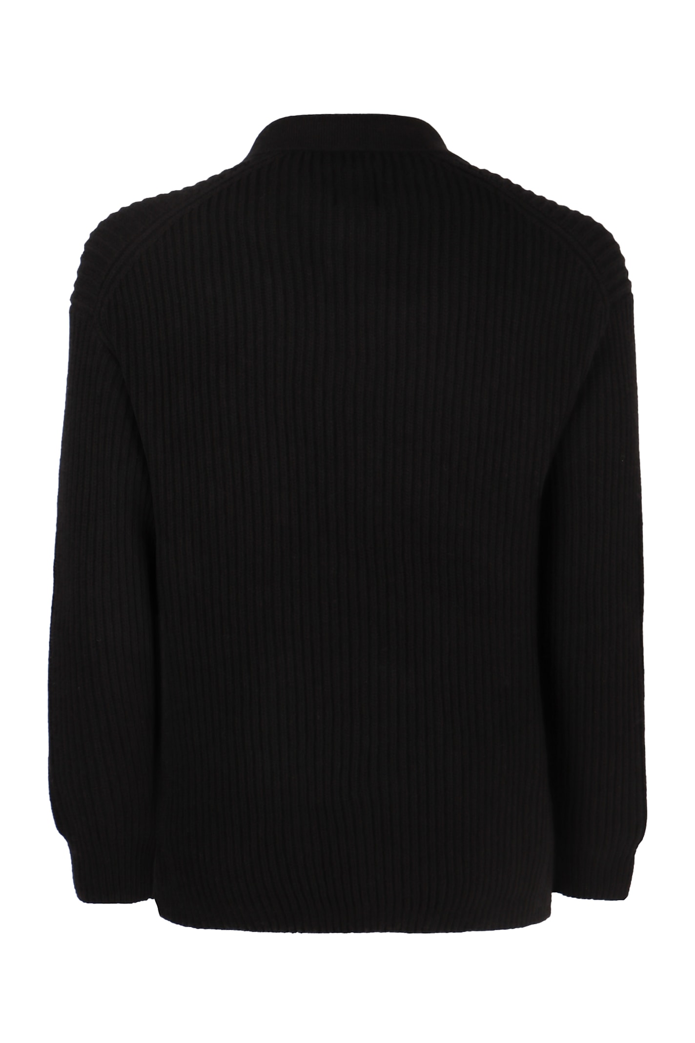 Emporio Armani Men's Wool Jersey In Black