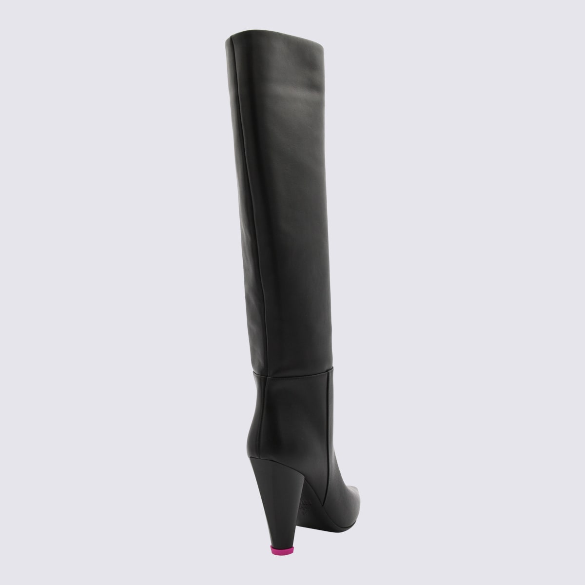Shop 3juin Black Leather Alexa Boots
