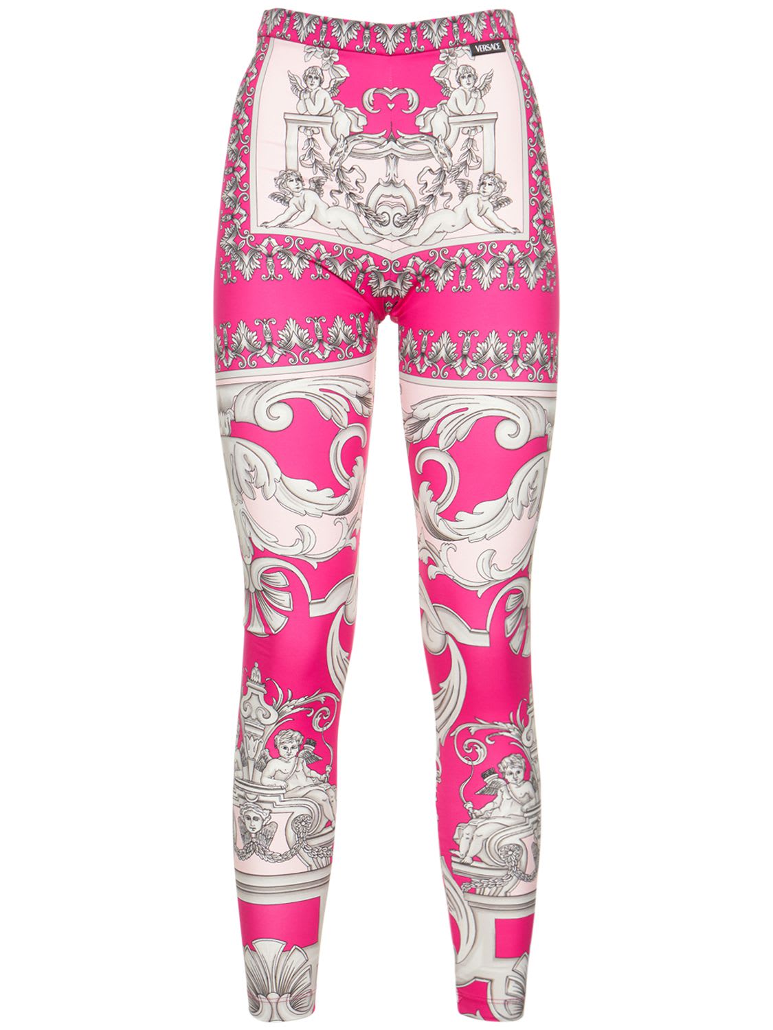 Versace Colorful Floral Leggings