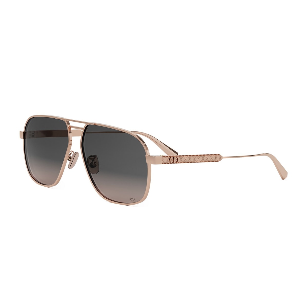 Dior Cannage A3u D0al Oro Rosa Sunglasses In Blue