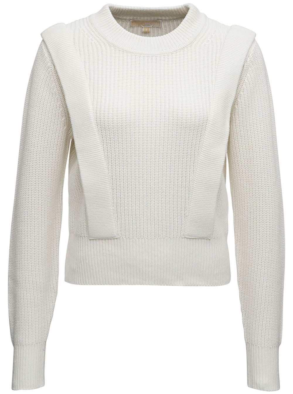 MICHAEL Michael Kors White Recycled Cashmere Sweater