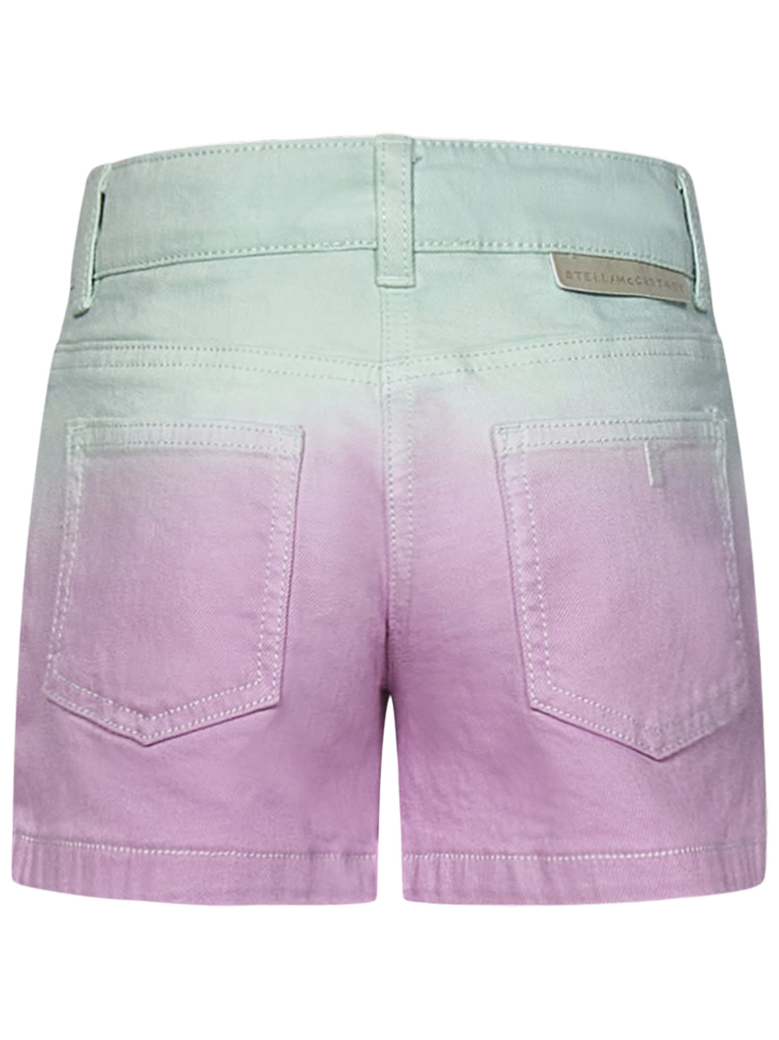 Shop Stella Mccartney Shorts In Azzurro