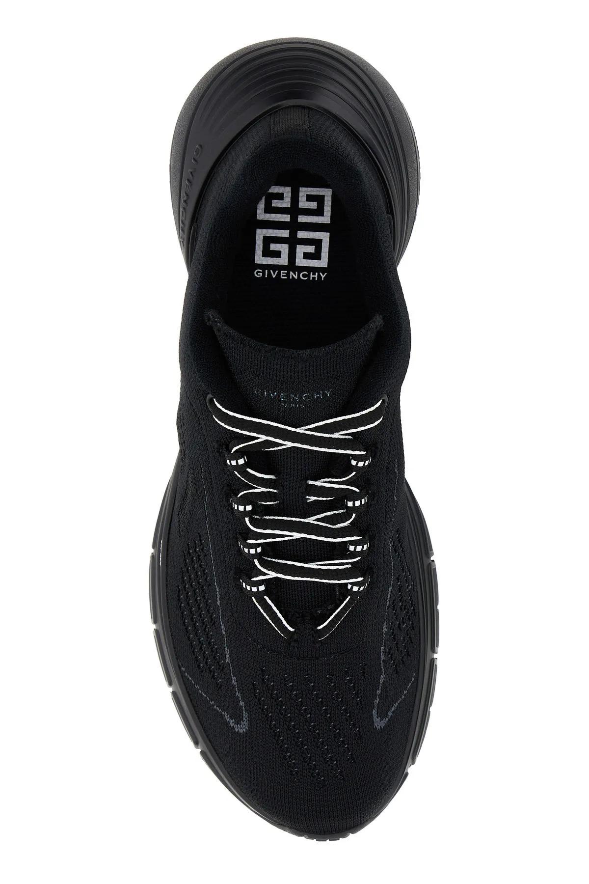 Shop Givenchy Black Fabric Tk-mx Sneakers
