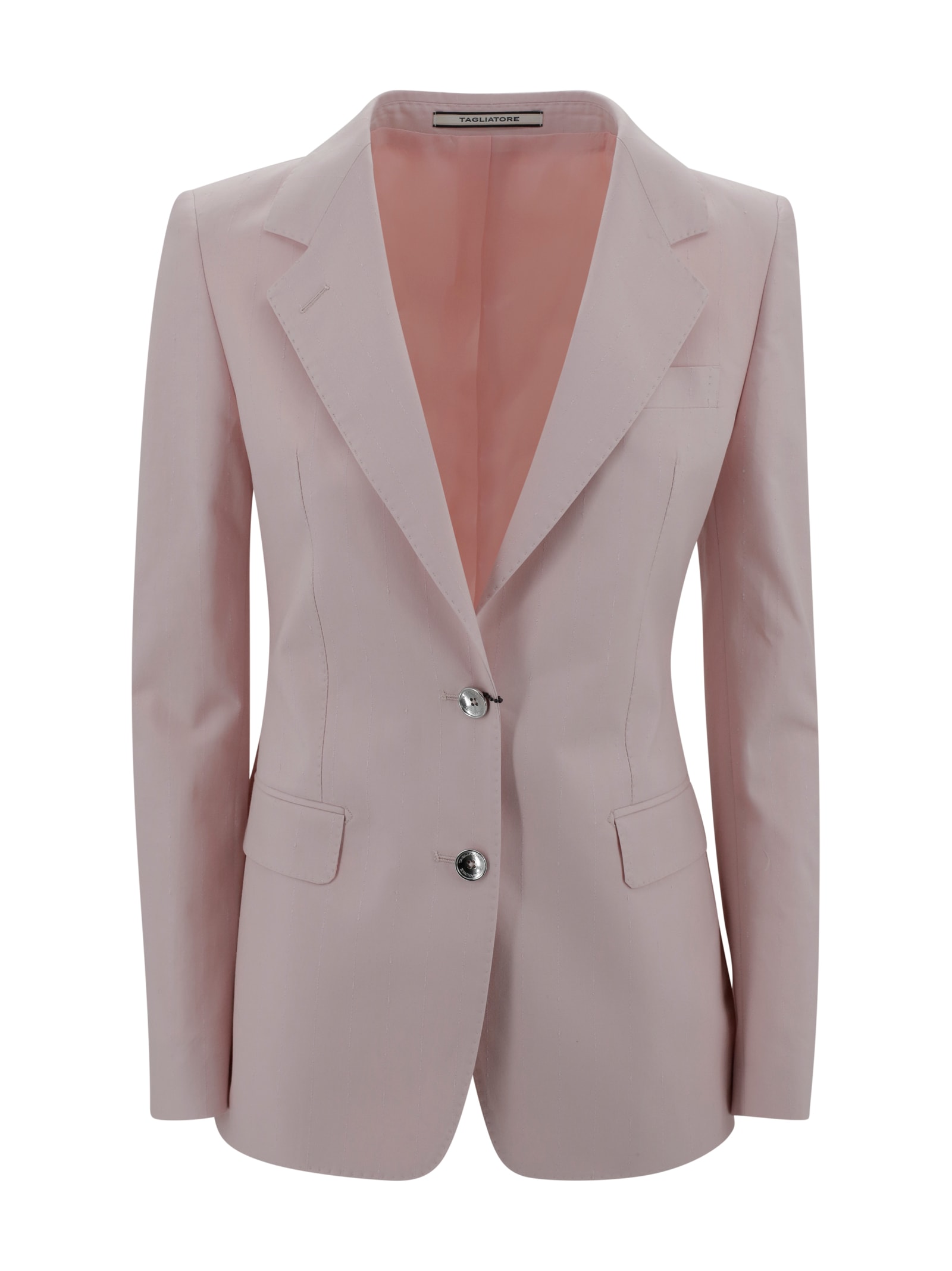 Shop Tagliatore Paris Suit In Pink