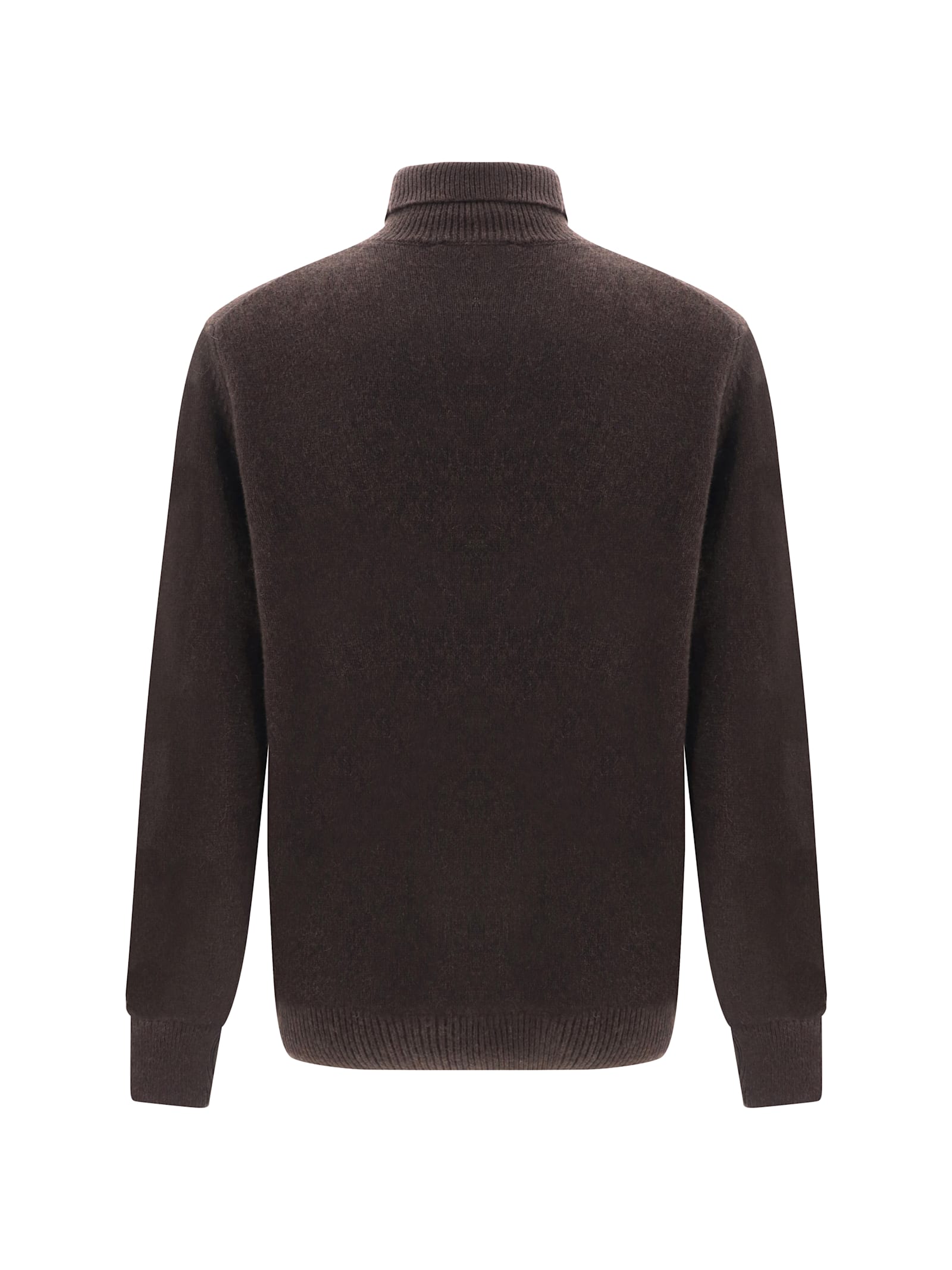 Shop Aragona Turtleneck Sweater In Ebano