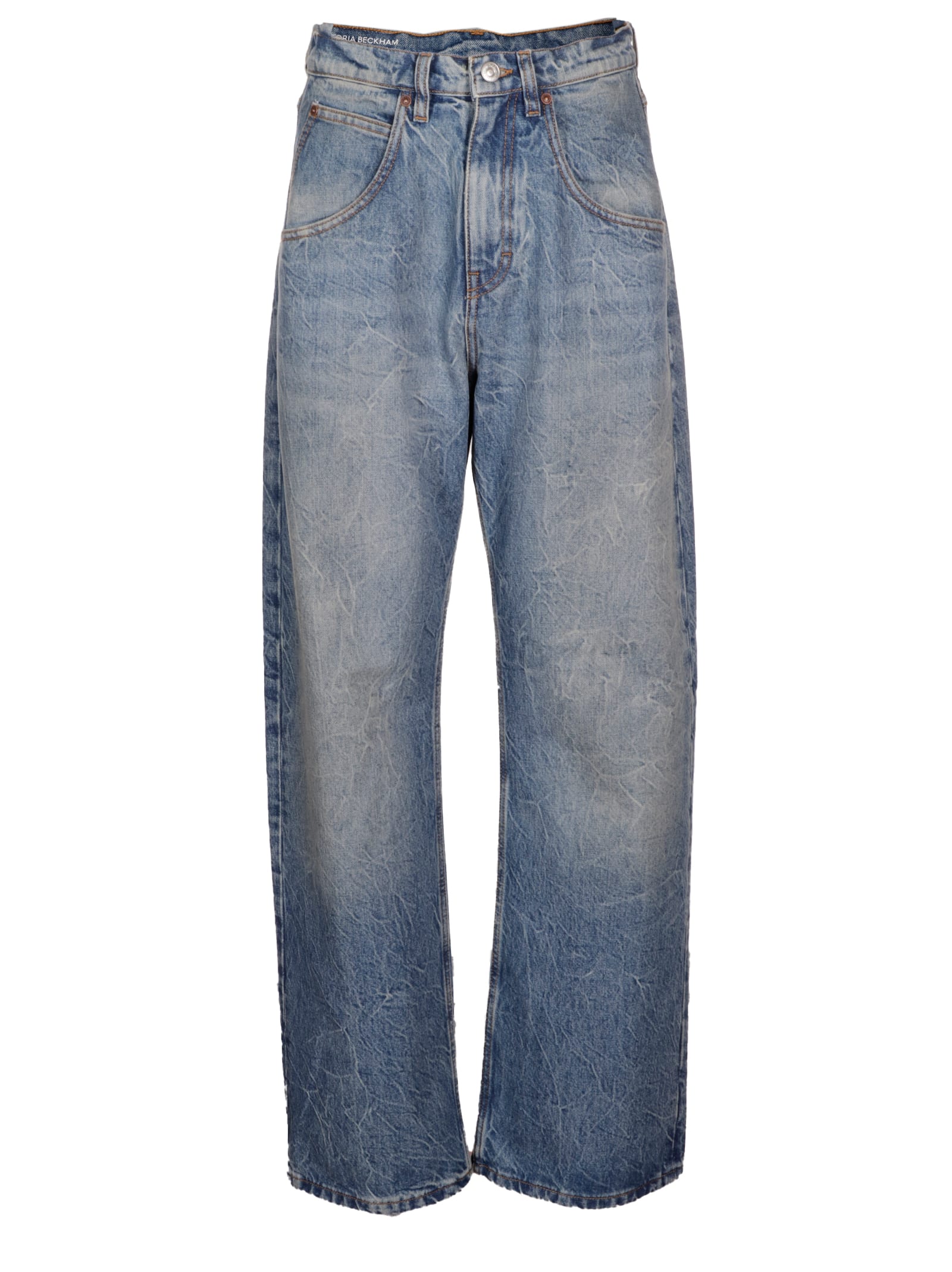 Victoria Beckham Womens Blue Other Materials Jeans In 7816