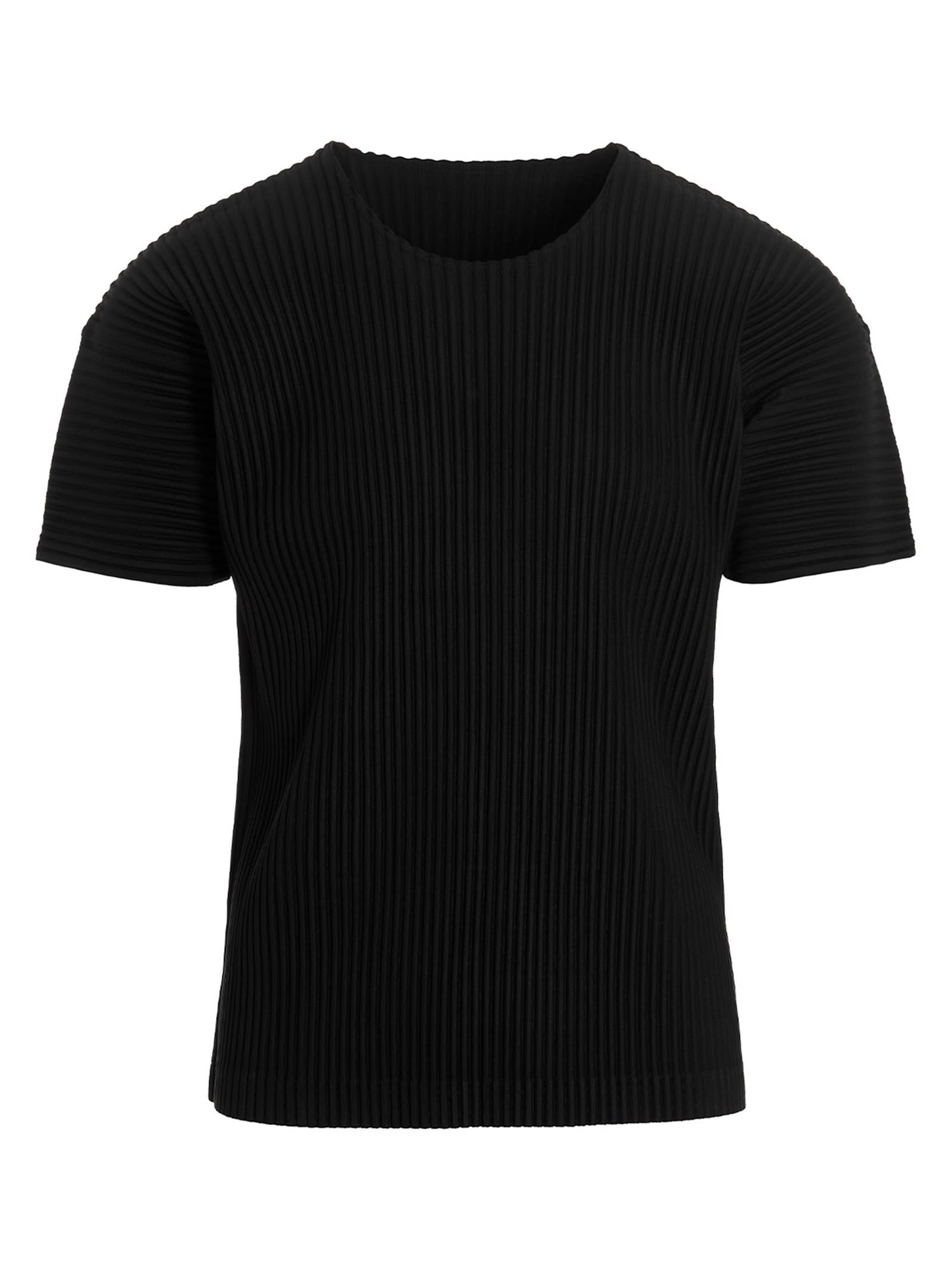 Pleated T-shirt
