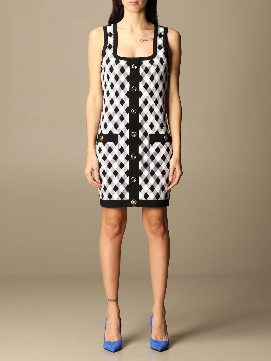 Photo of  Balmain Dress Dress Women Balmain- shop Balmain Dresses online sales