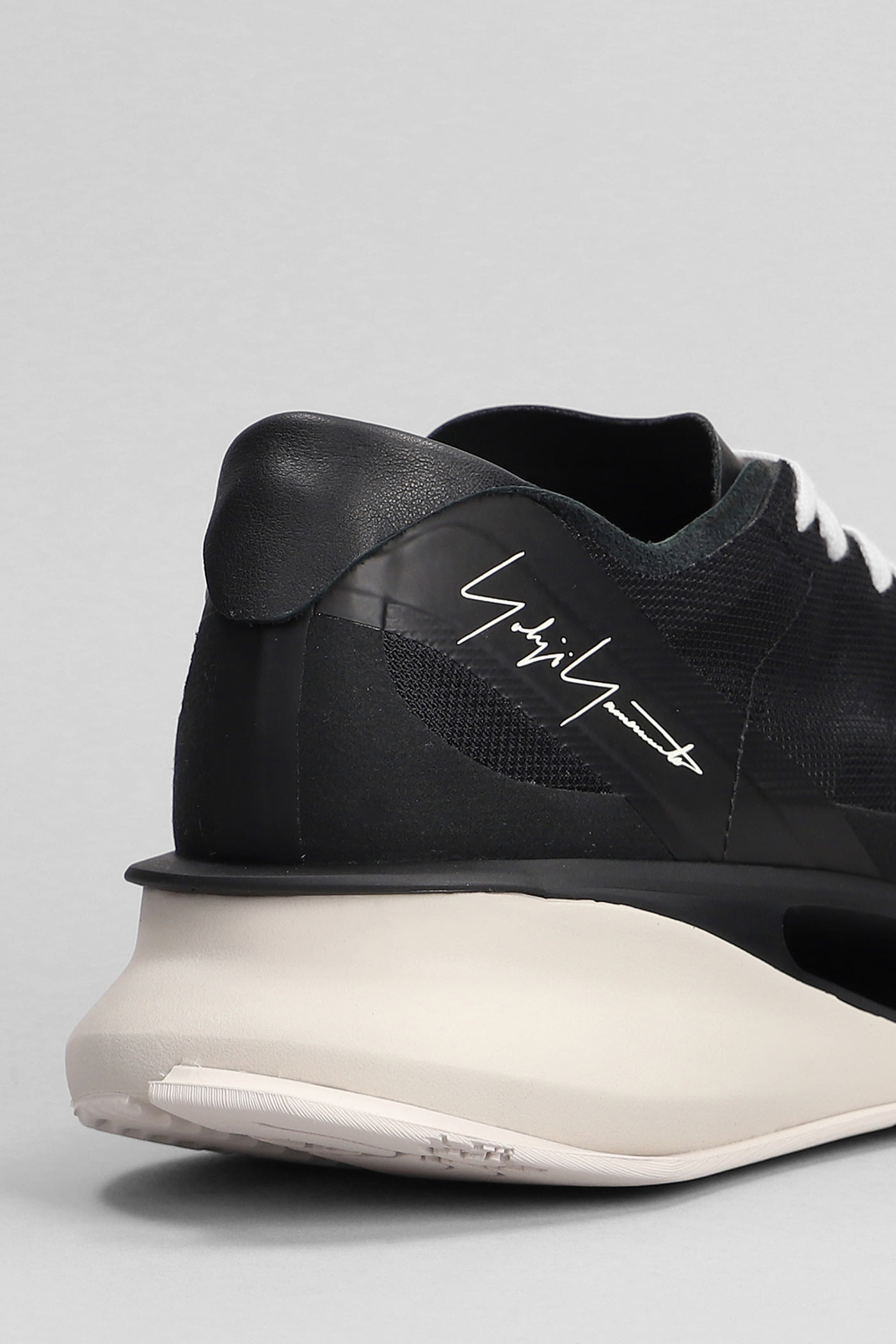 Shop Y-3 S Gendo Run Sneakers In Black Suede And Fabric