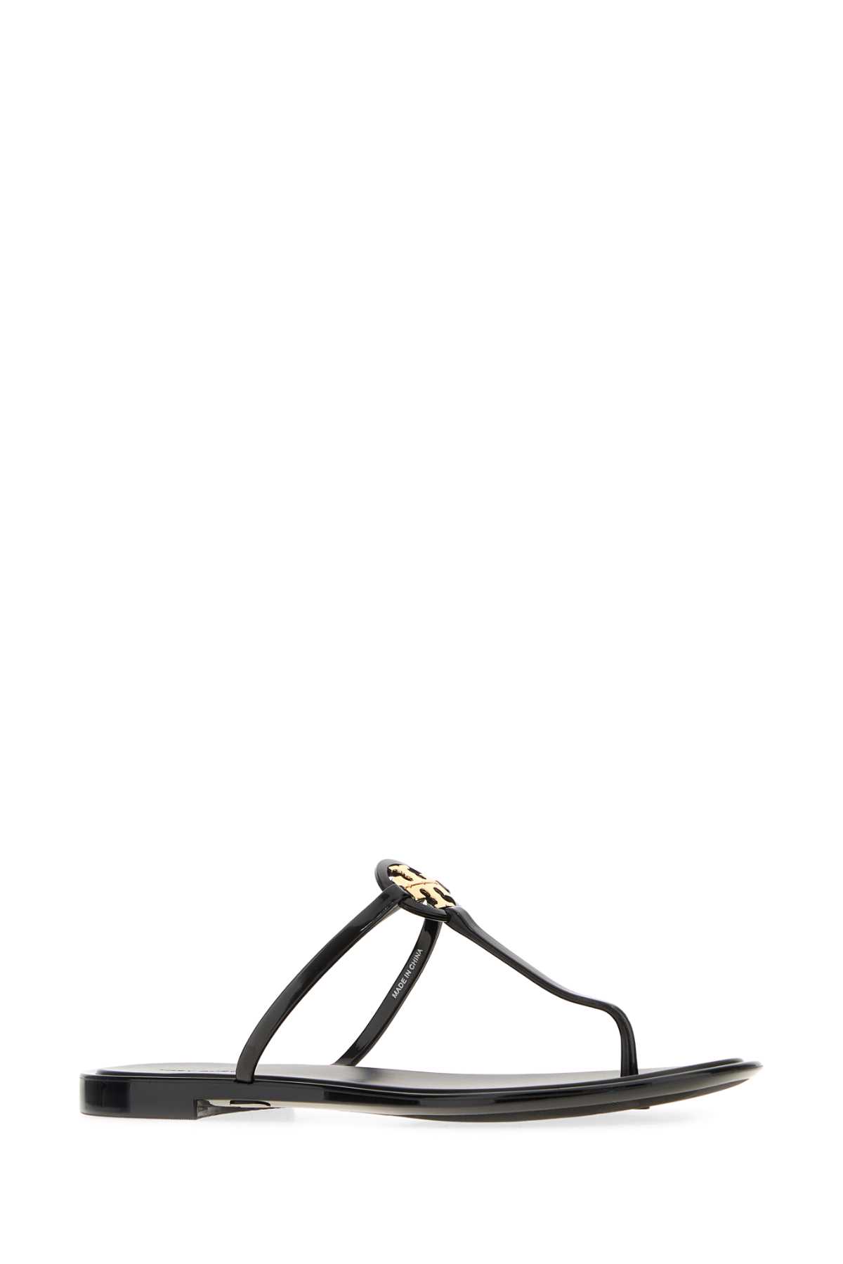 Tory Burch Embellished Thong Sandals In Black
