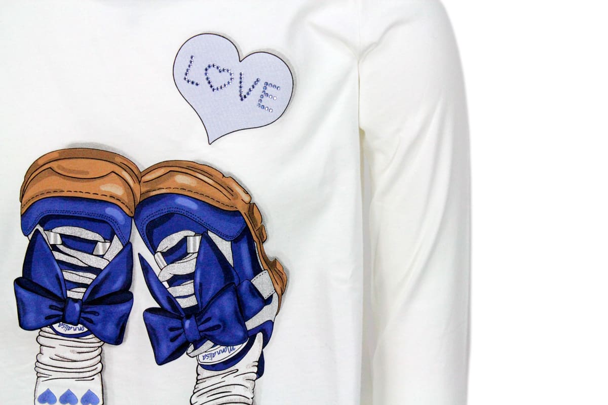 Monnalisa T-shirt In White