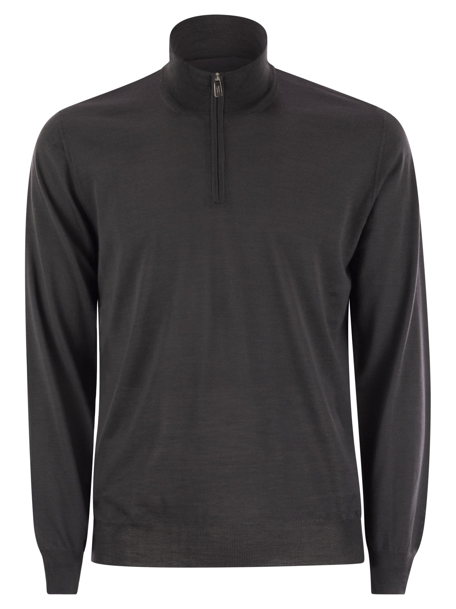 Favonio - Superfine Wool Half-zip Sweater
