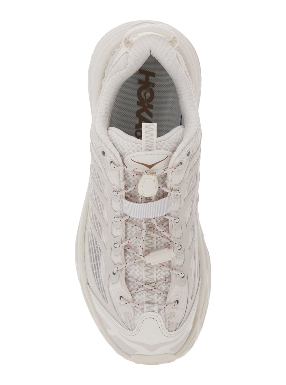 Hoka Lace-up Mesh Sneakers In Pink