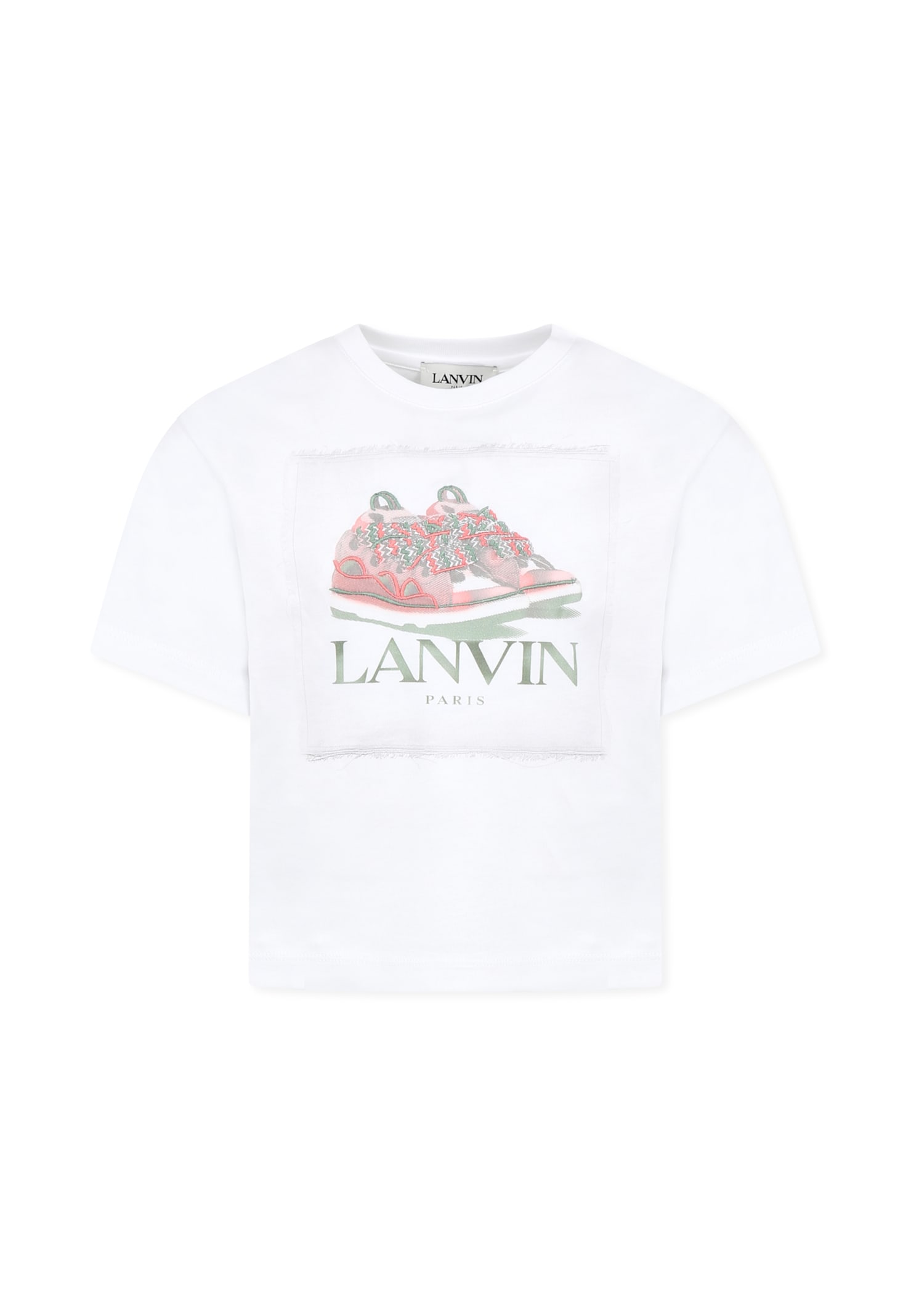 Lanvin Short-sleeved T-shirt In White
