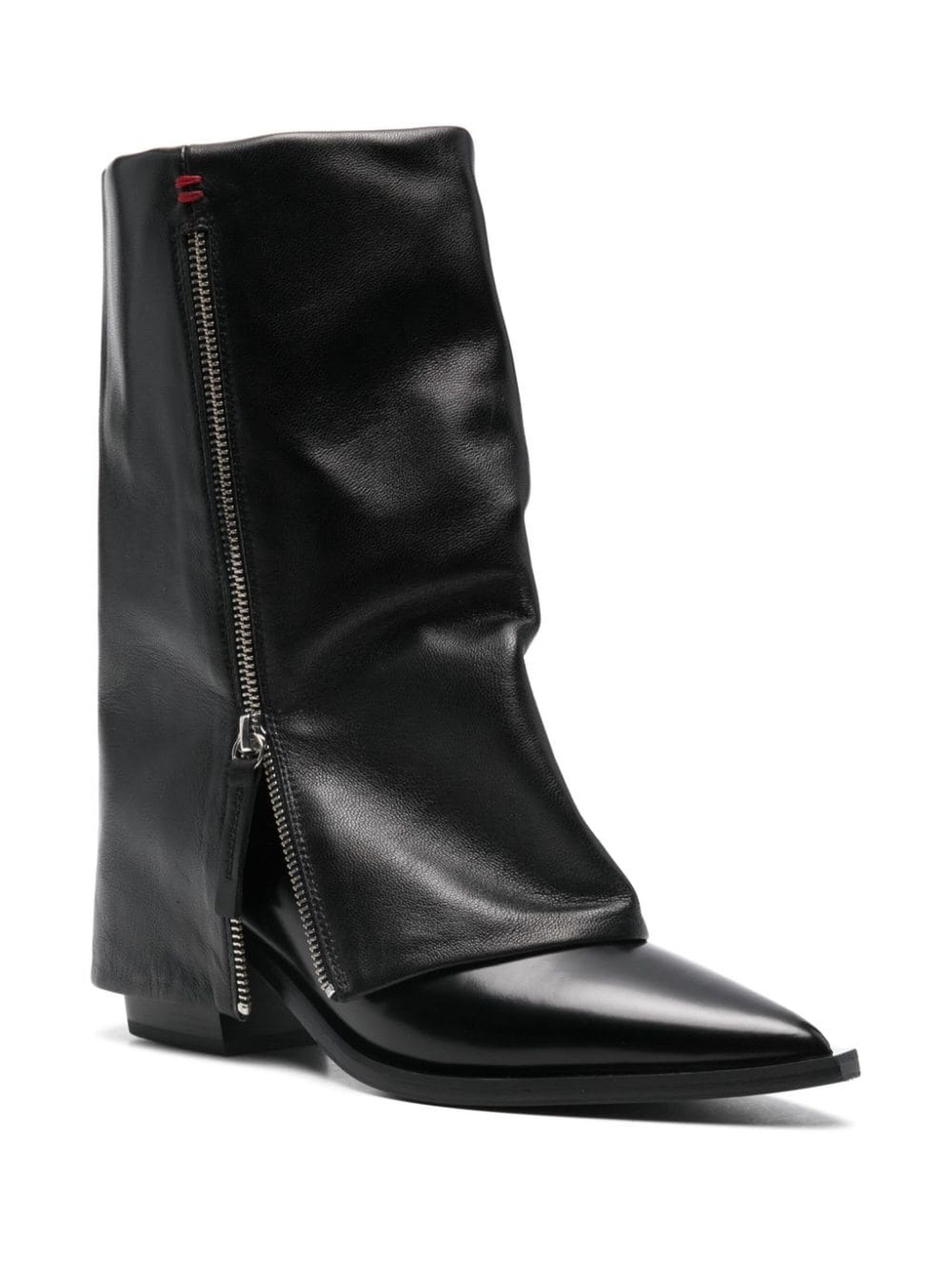 Shop Halmanera Black Tex 38 55mm Boots