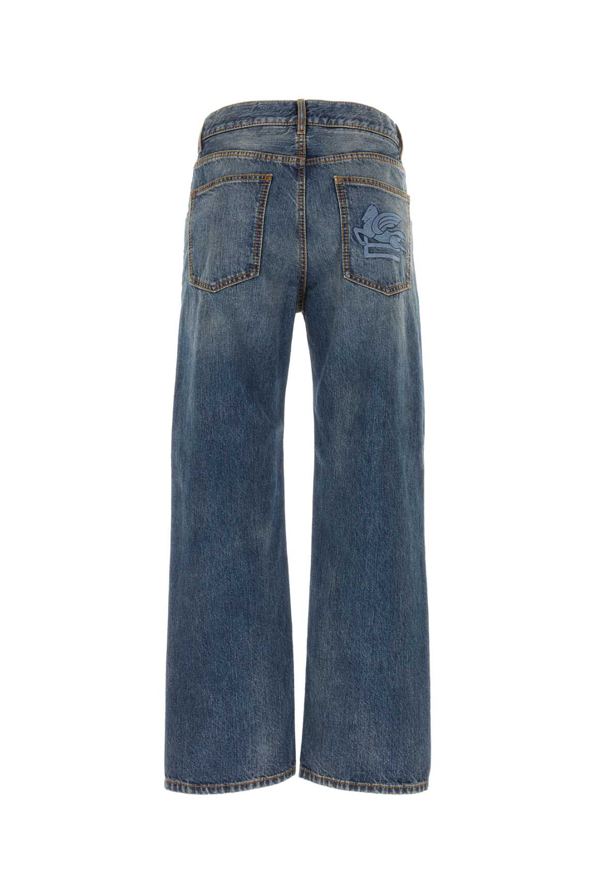 Shop Etro Denim Jeans In 250