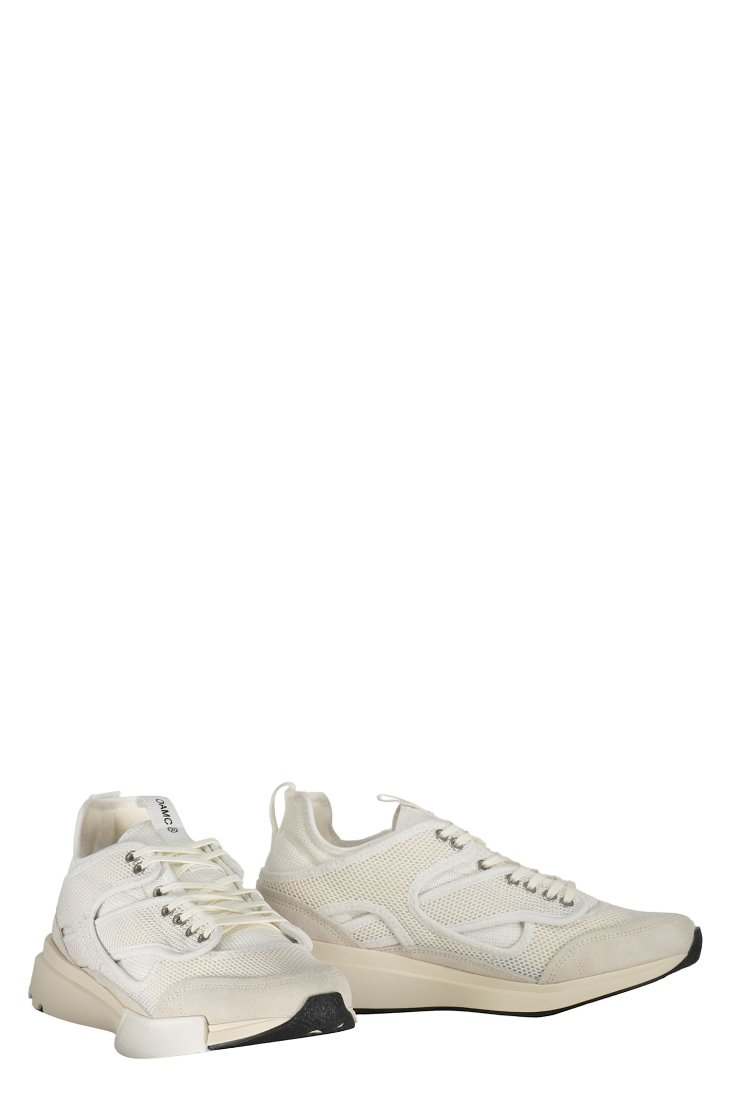 Oamc Fabric Low-top Sneakers In White