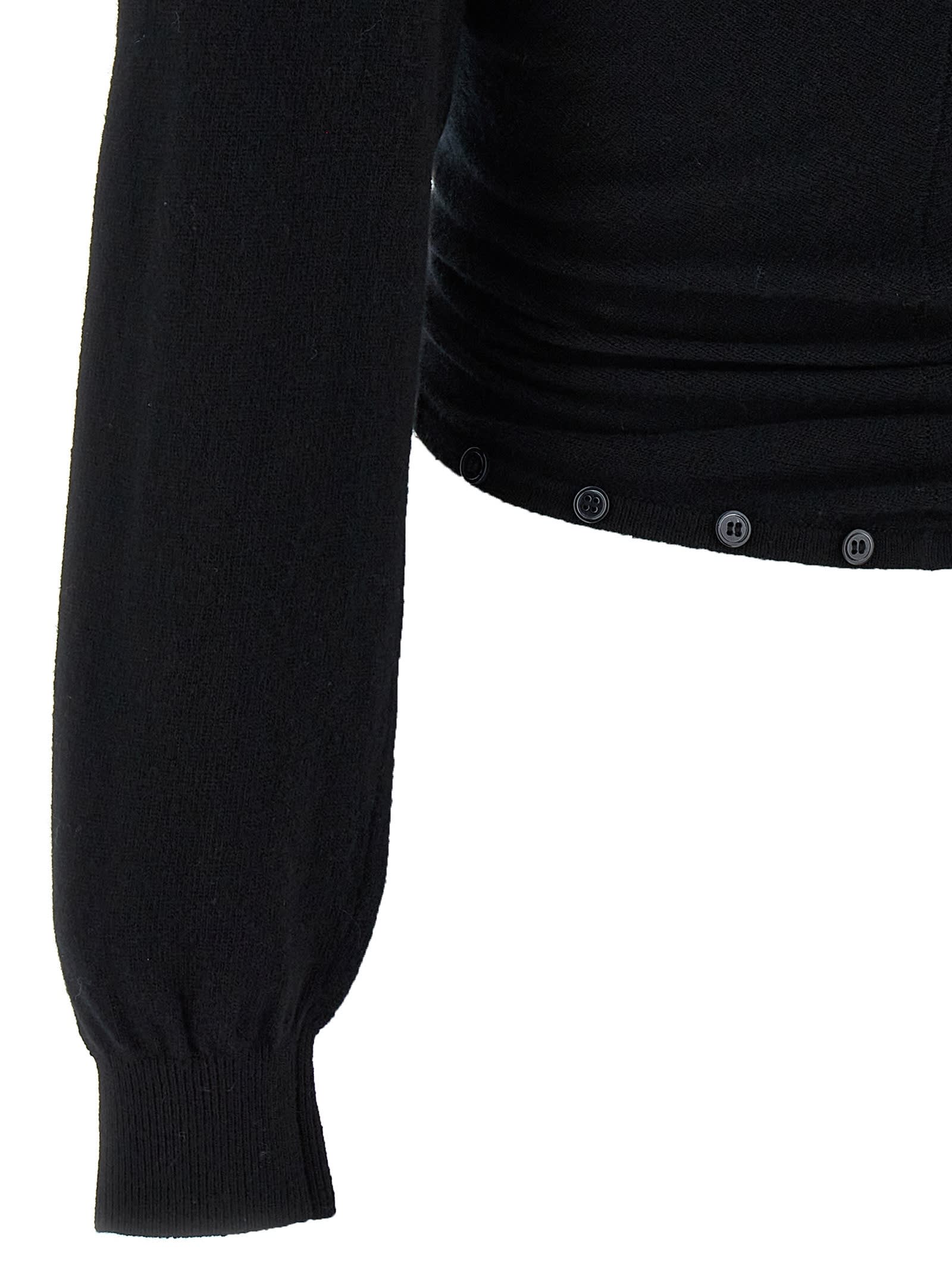 Alexander Wang T Ls Cardigan In Black