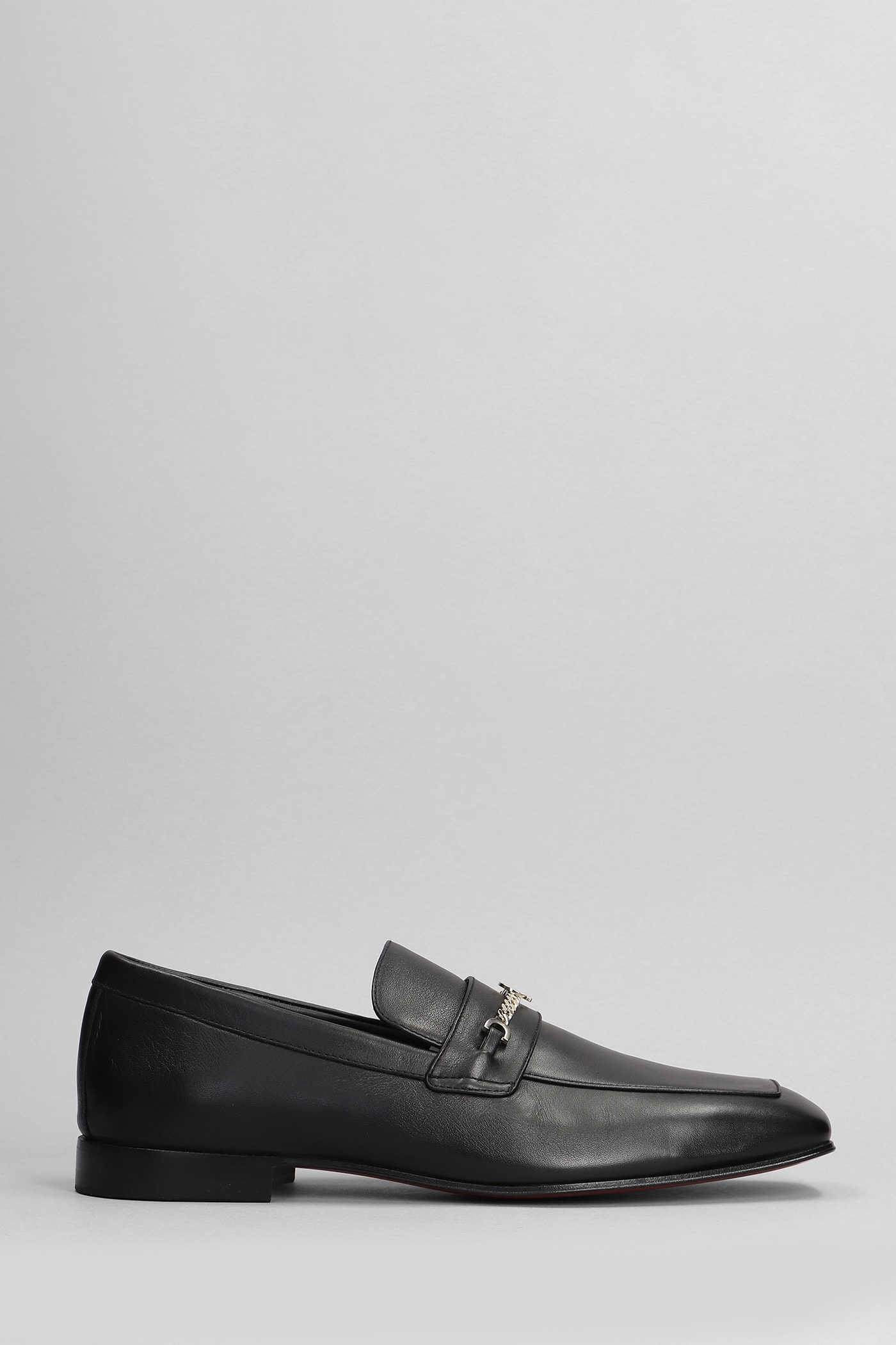 Christian Louboutin Mj Moc Loafers In Black Leather