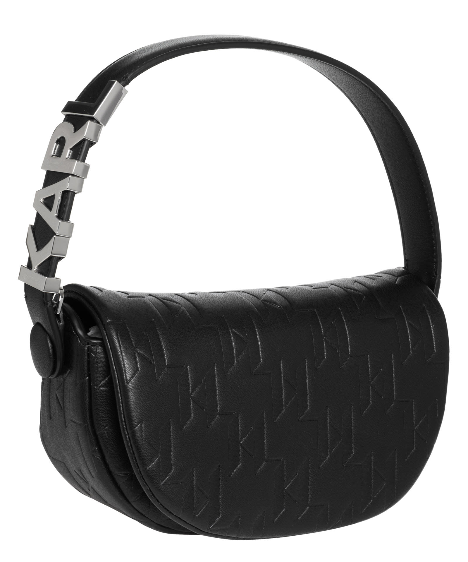Karl Lagerfeld K/swing Leather Handbag