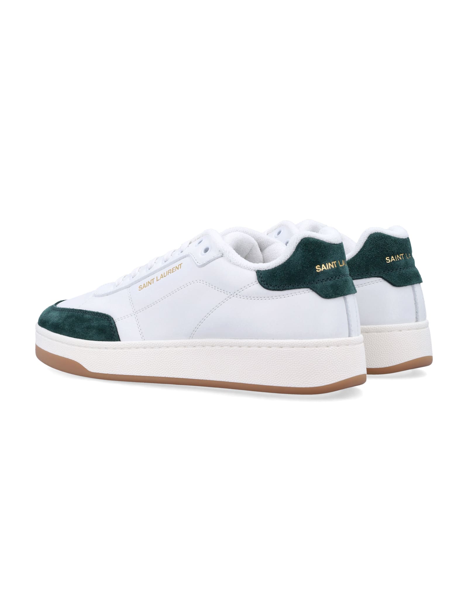 Saint Laurent Sl61 Sneakers In Smooth Leather In Multi