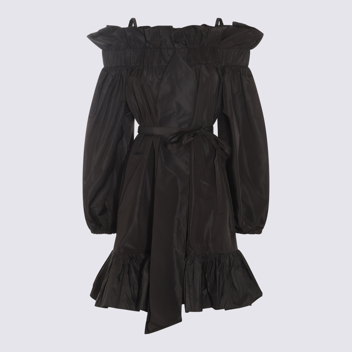 Shop Patou Black Mini Dress