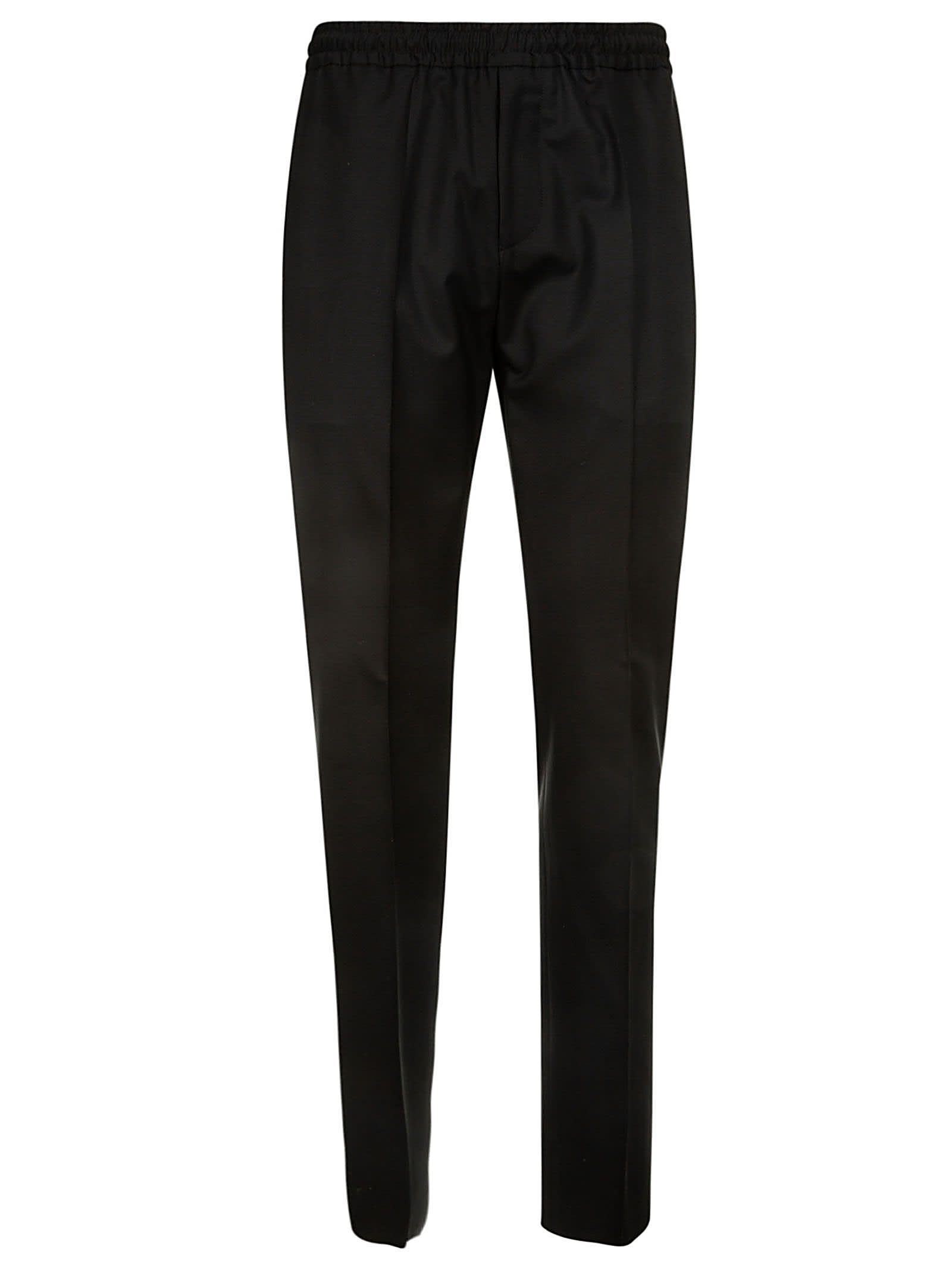 GIVENCHY RIBBED ELASTIC WAIST TROUSERS,11245725