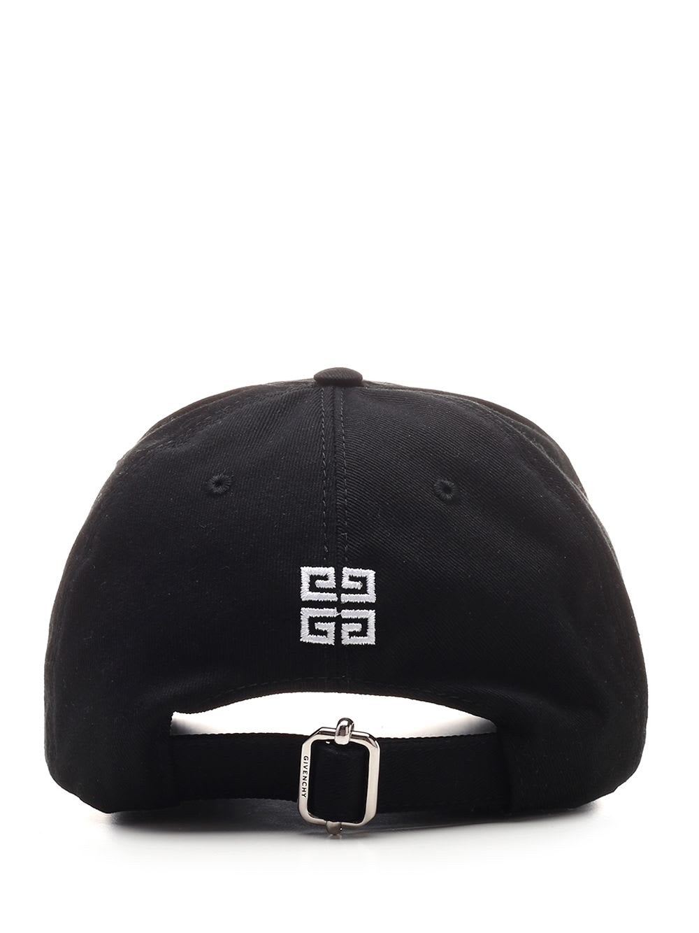 Shop Givenchy Black 4g Baseball Cap In Nero