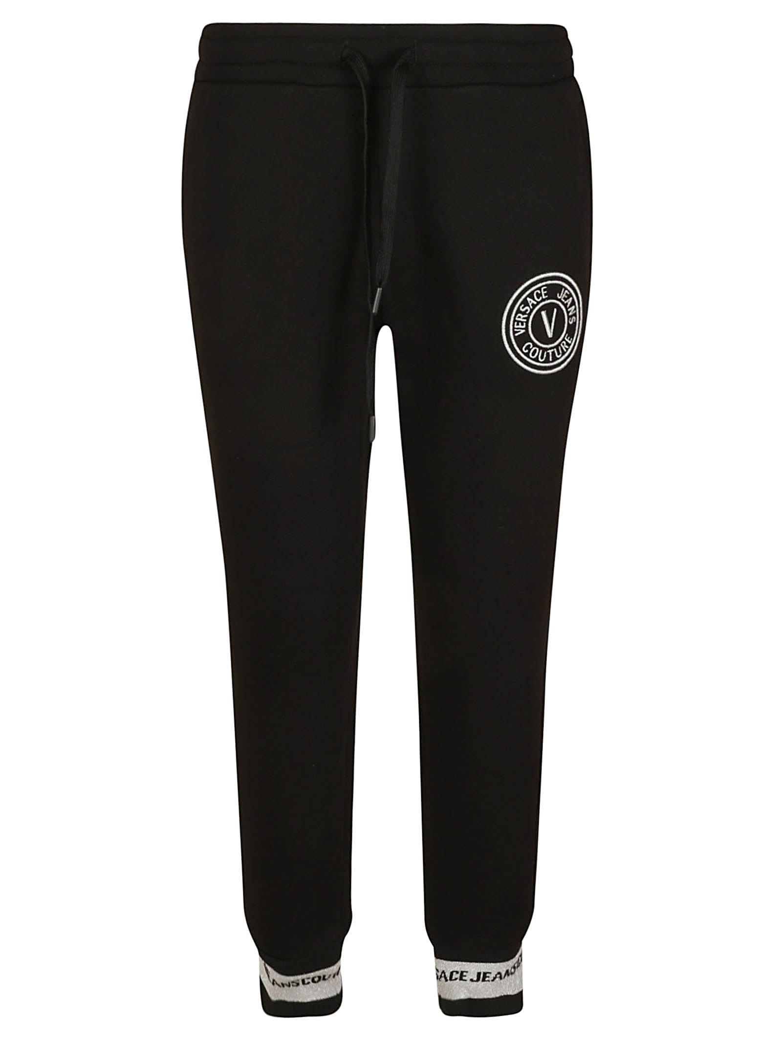 Versace Jeans Couture V Emblem Embroidered Track Pants